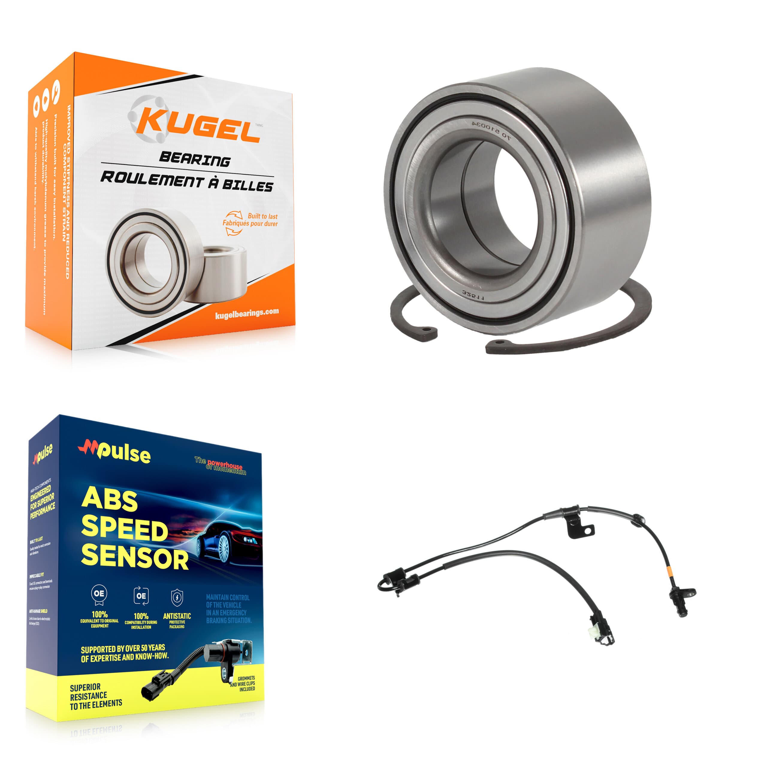 Kugel - K7S-102206 - Front Wheel Bearing Kits image 1