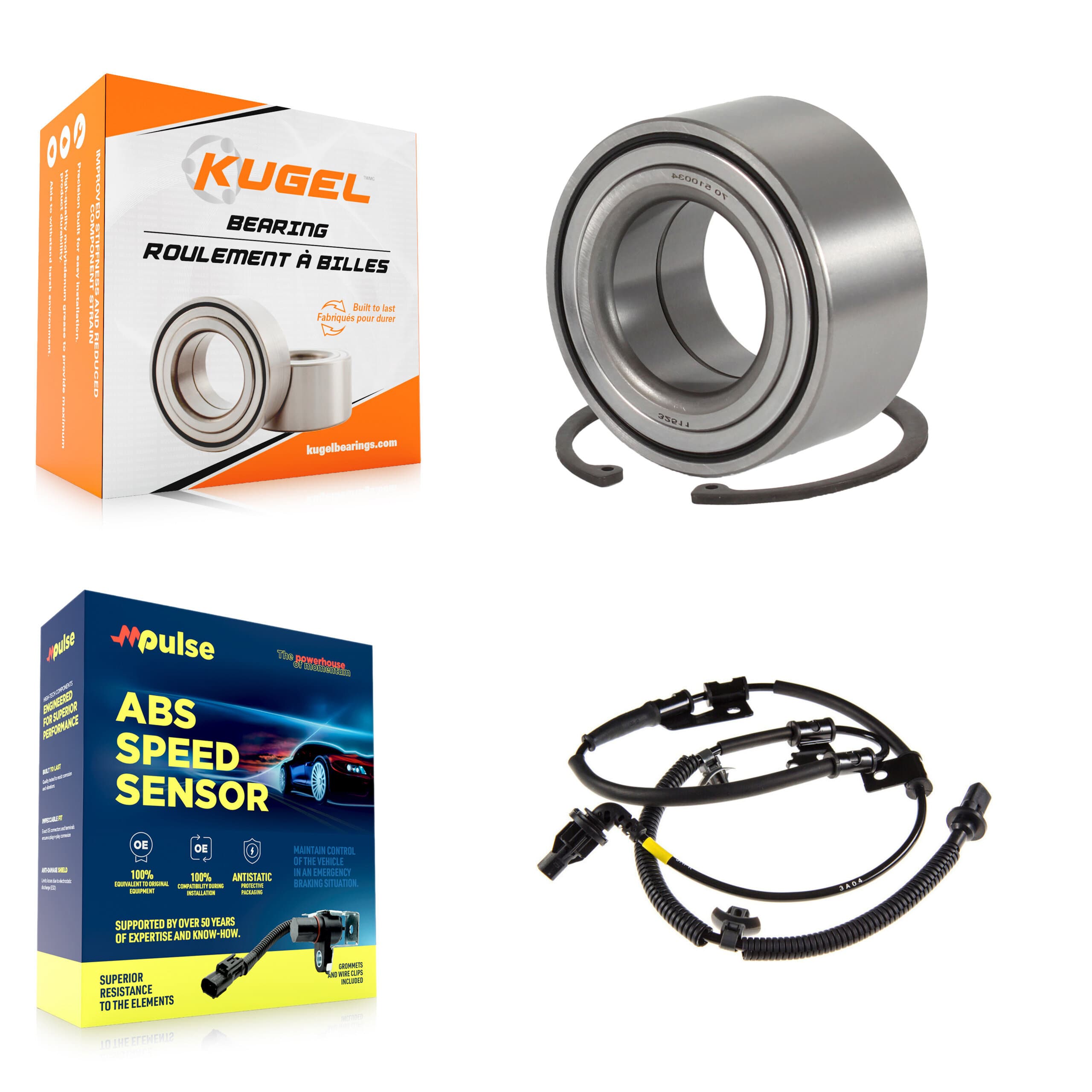 Kugel - K7S-102210 - Front Wheel Bearing Kits image 1