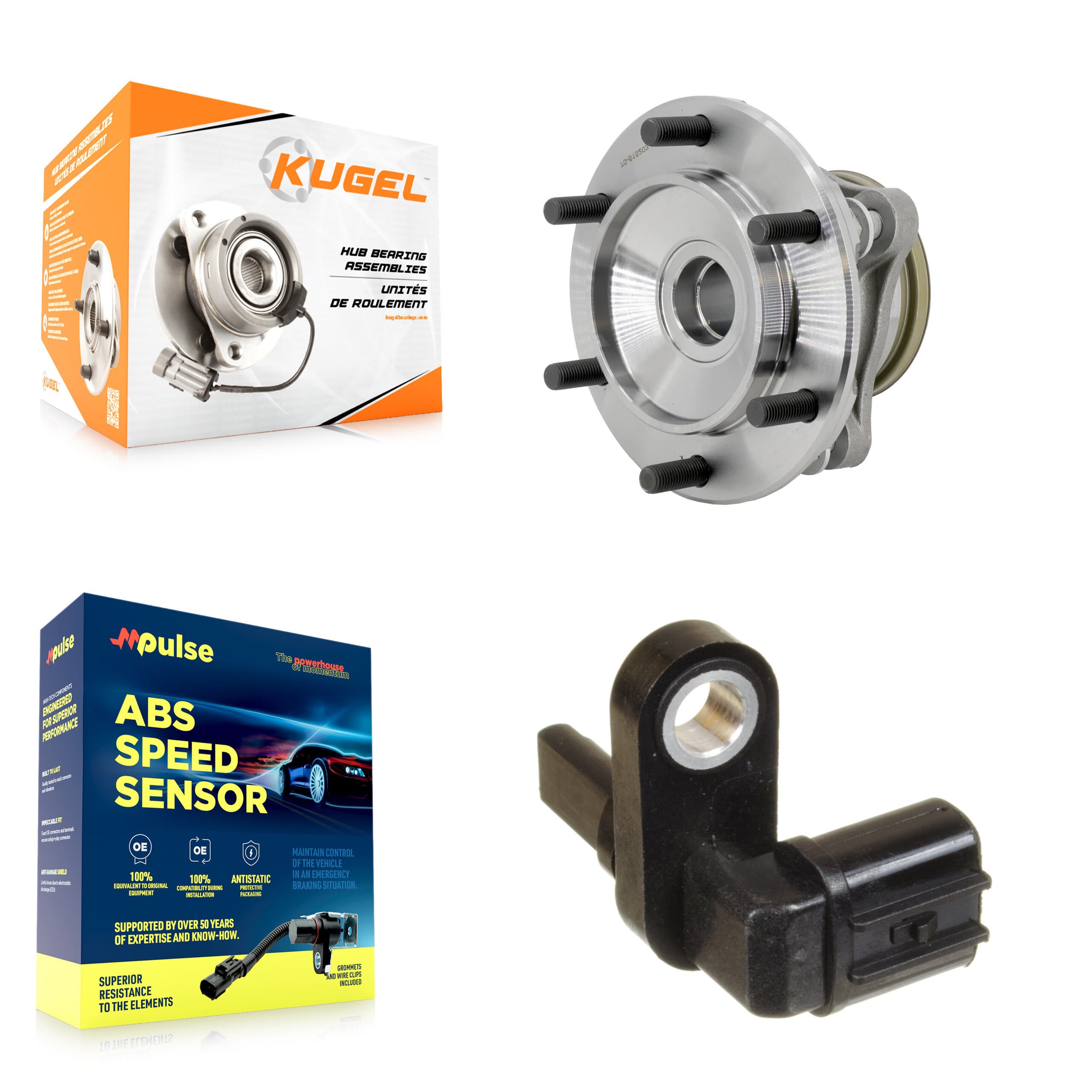 Kugel - K7S-103233 - Front Wheel Bearing and Hub Assembly Kits image 1