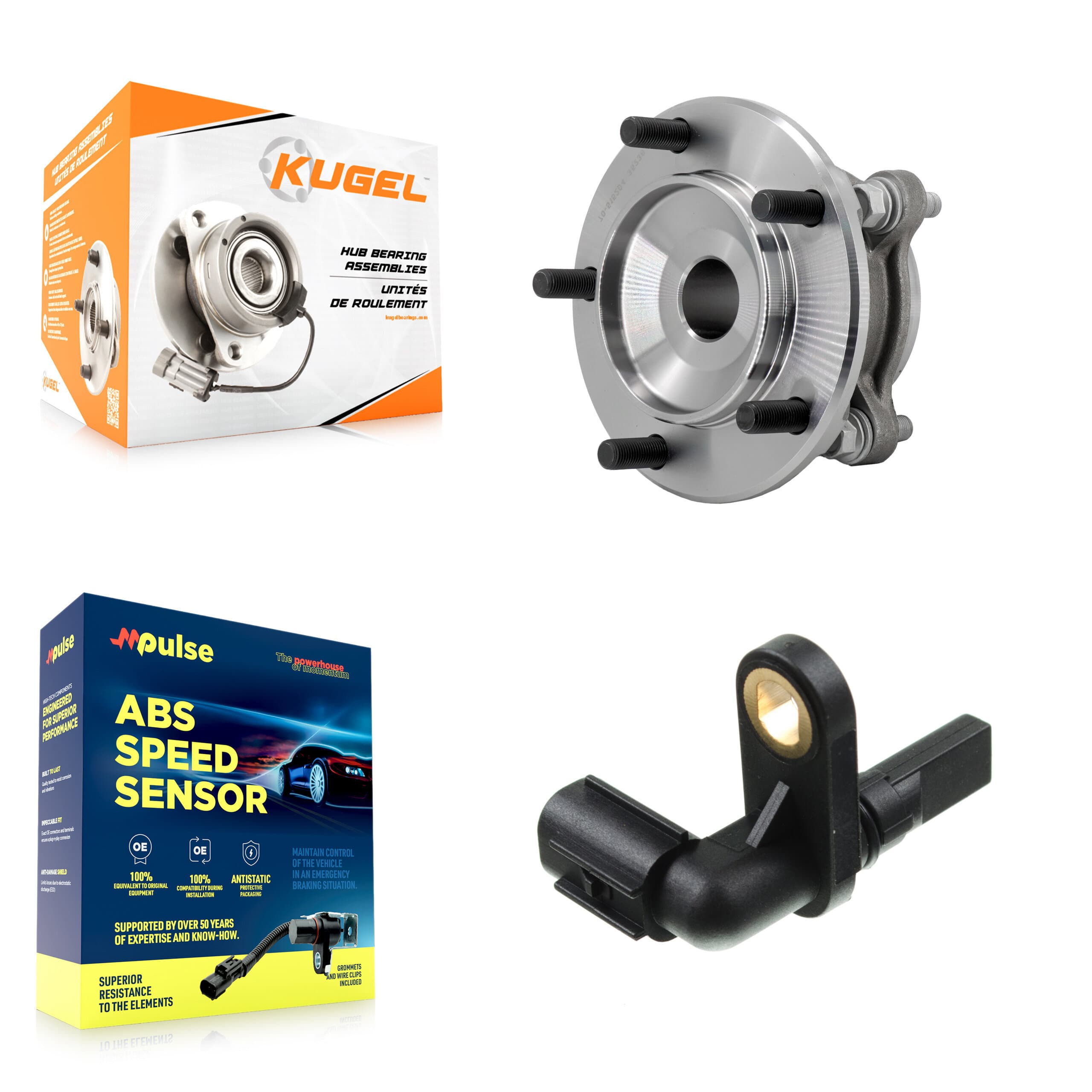 Kugel - K7S-103296 - Front Wheel Bearing and Hub Assembly Kits image 1