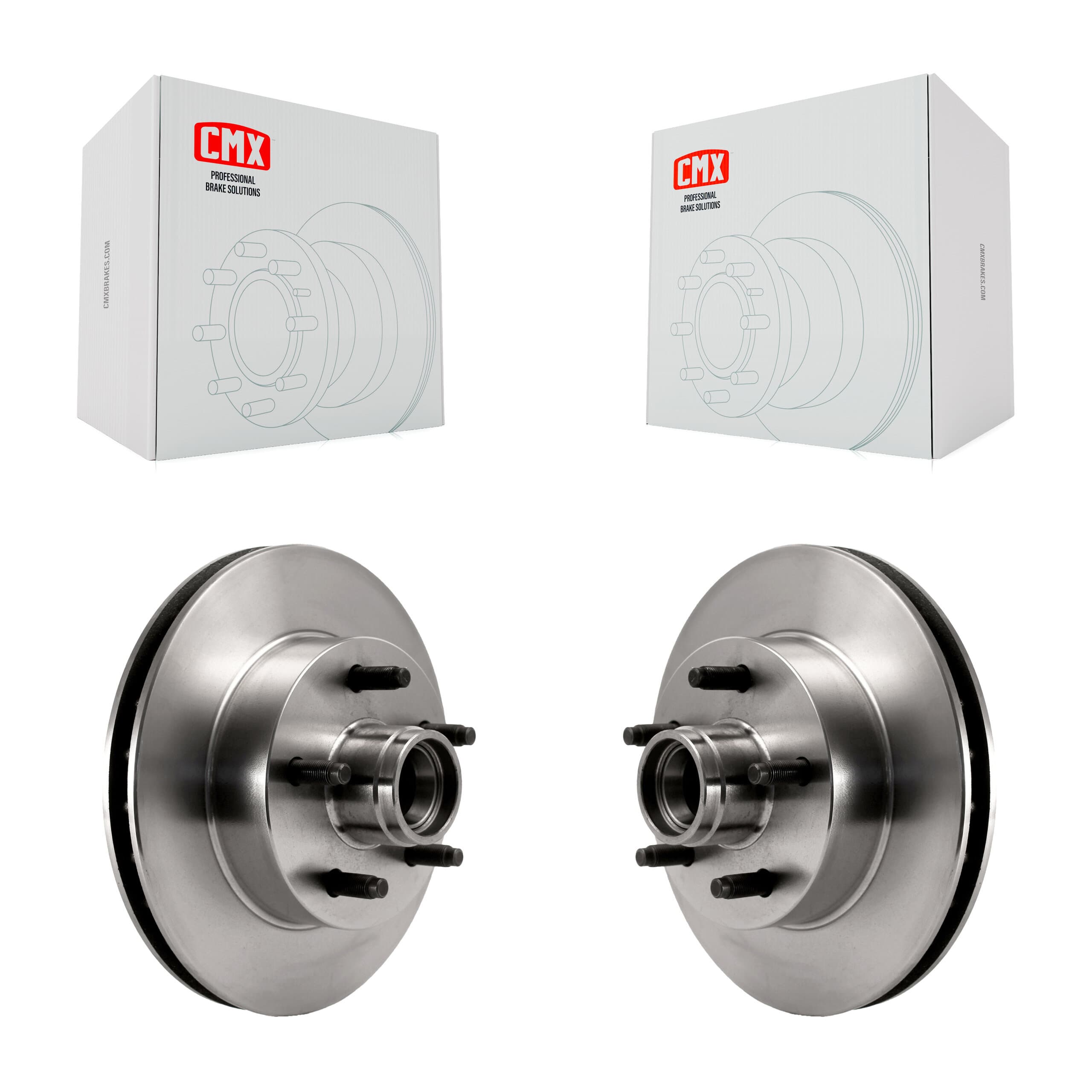 CMX - K8-100025 - Front Disc Brake Rotor and Hub Assembly Kits image 1