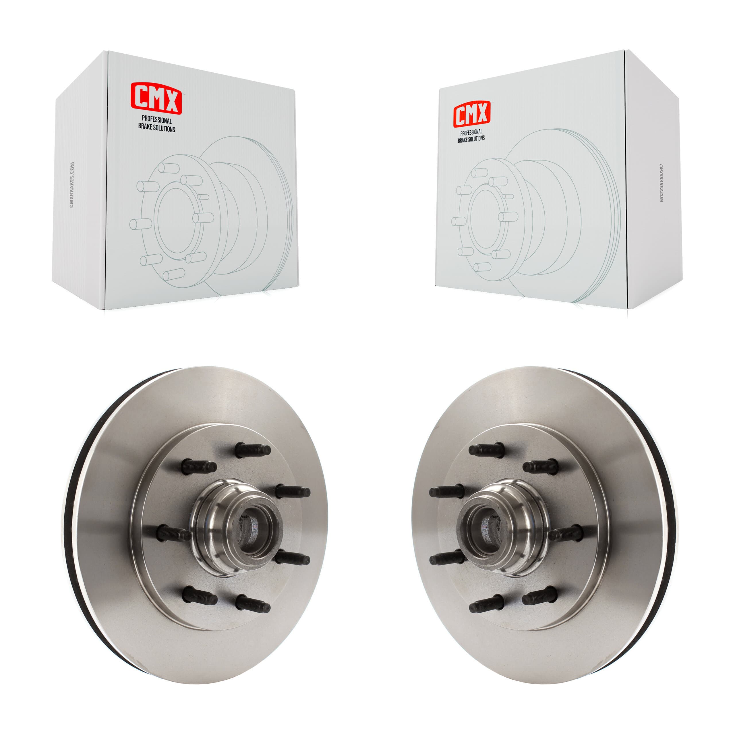 CMX - K8-100027 - Front Disc Brake Rotor and Hub Assembly Kits image 1