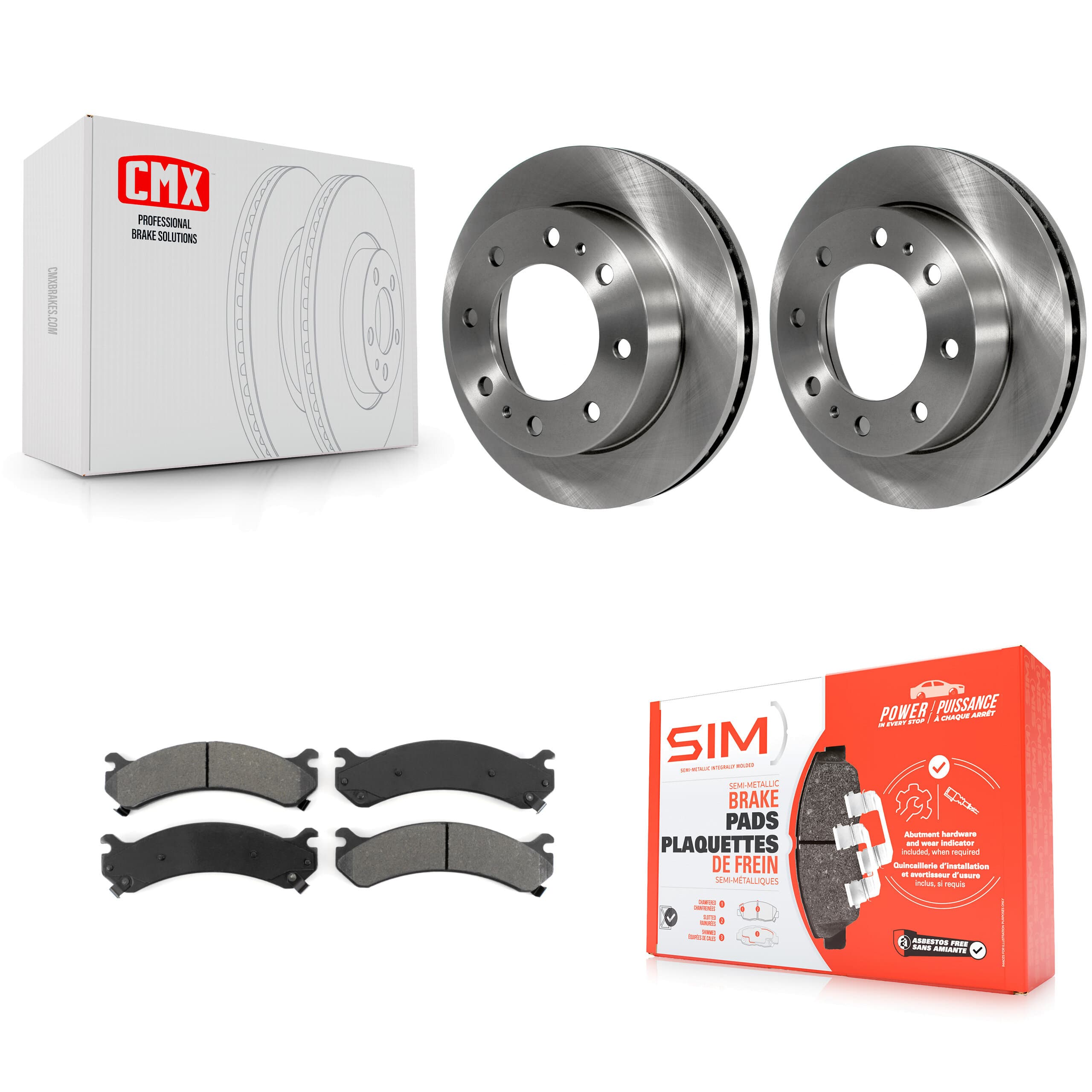 Transit Auto - K8S-100024 - Front Disc Brake Kits image 1