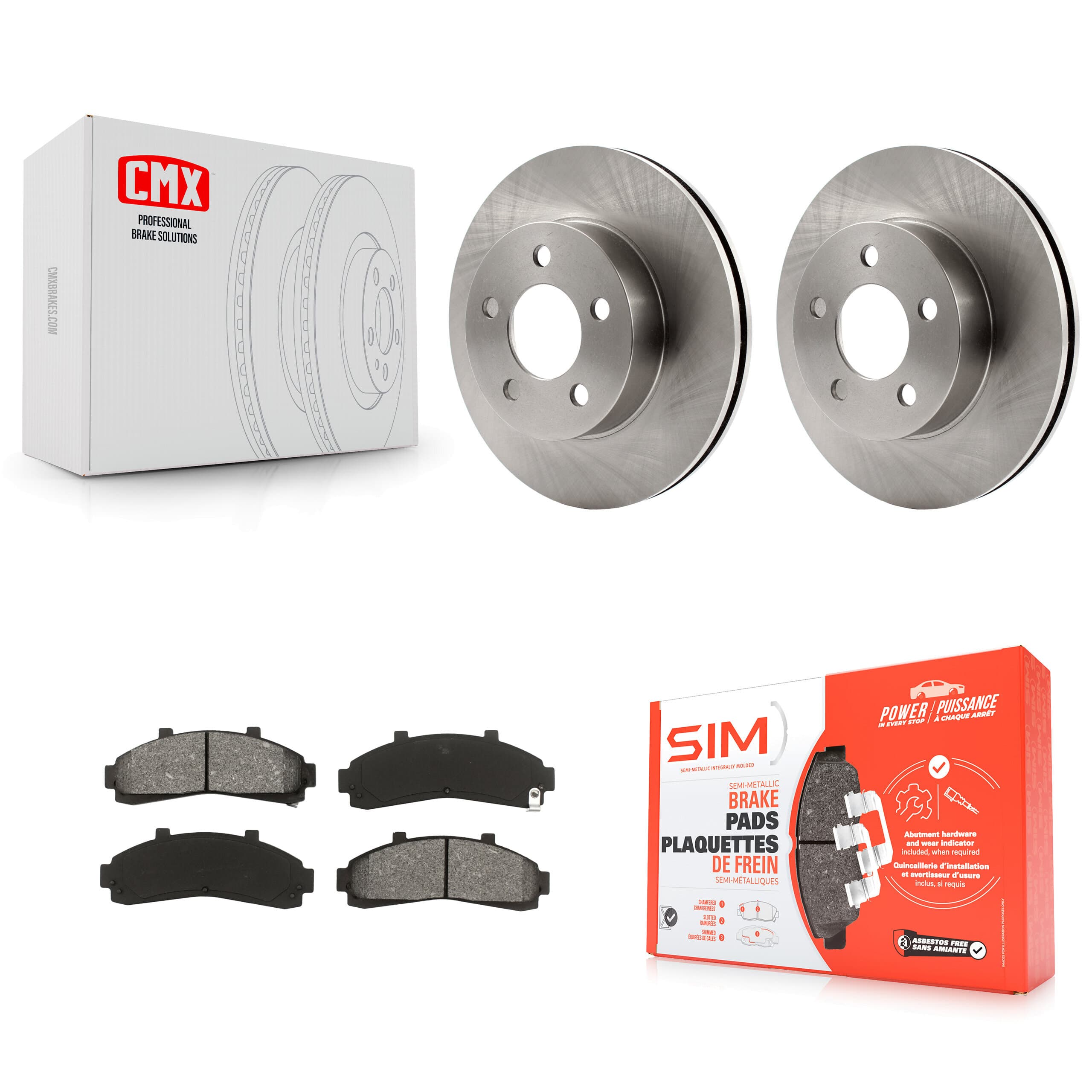 Transit Auto - K8S-100105 - Front Disc Brake Kits image 1