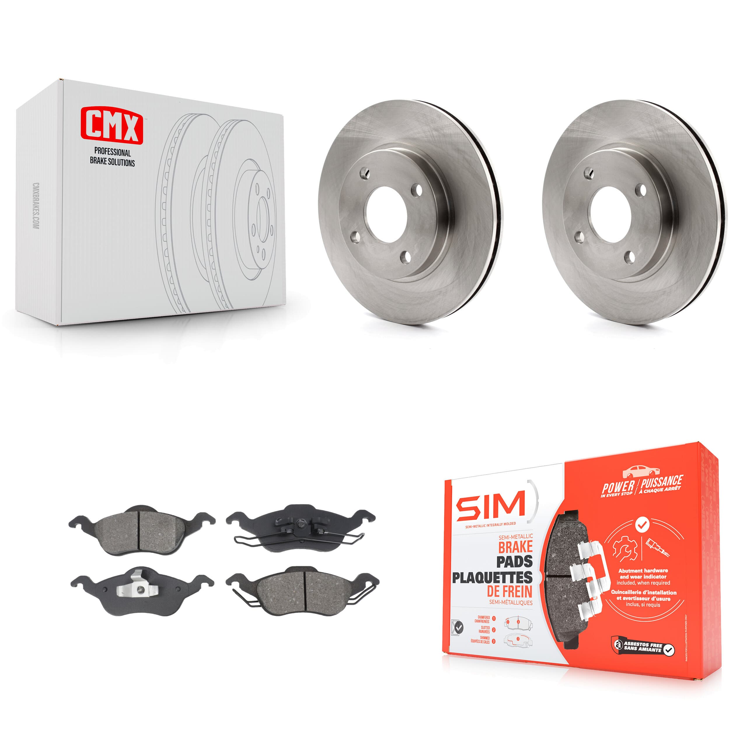 Transit Auto - K8S-100121 - Front Disc Brake Kits image 1