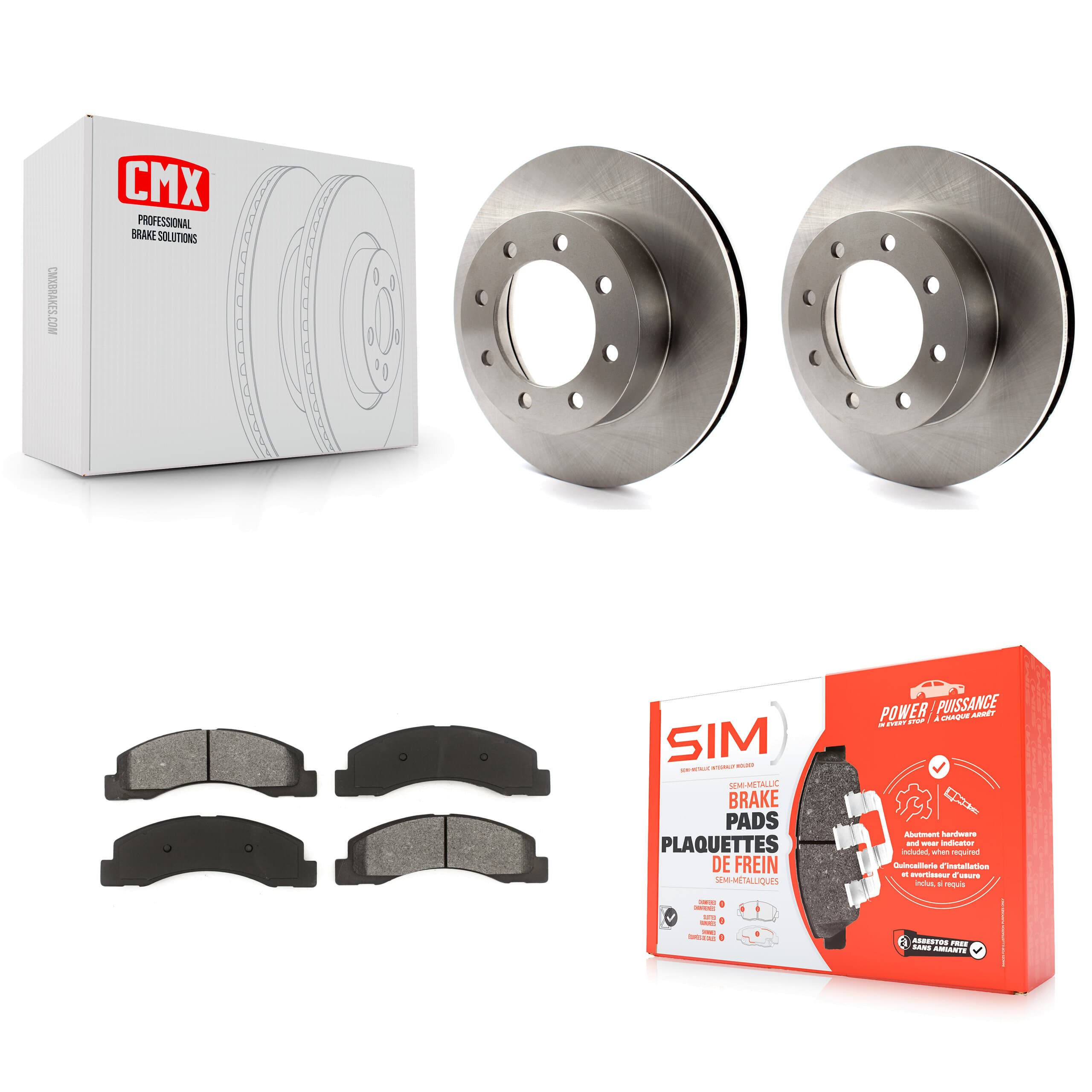Transit Auto - K8S-100125 - Front Disc Brake Kits image 1