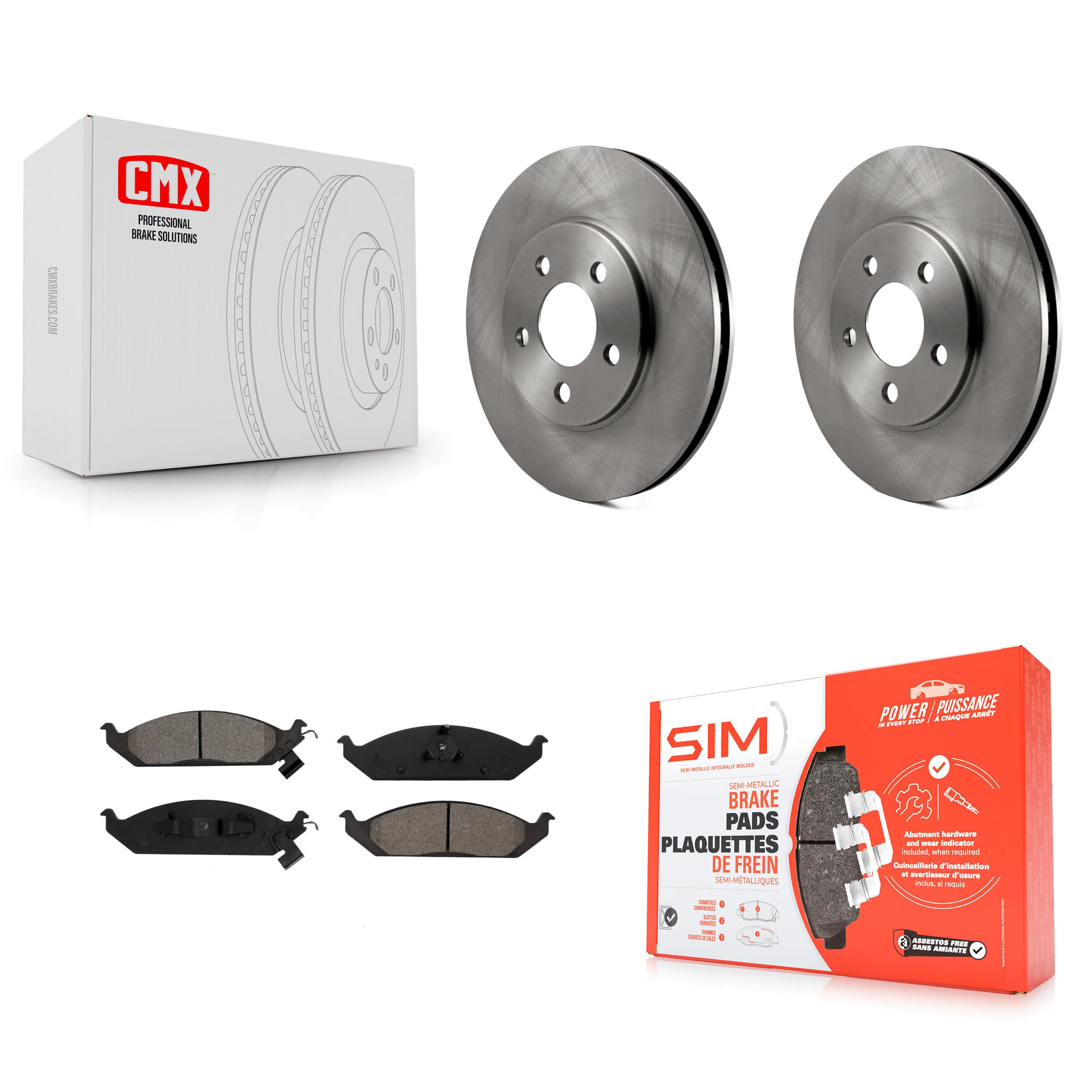 Transit Auto - K8S-100191 - Front Disc Brake Kits image 1