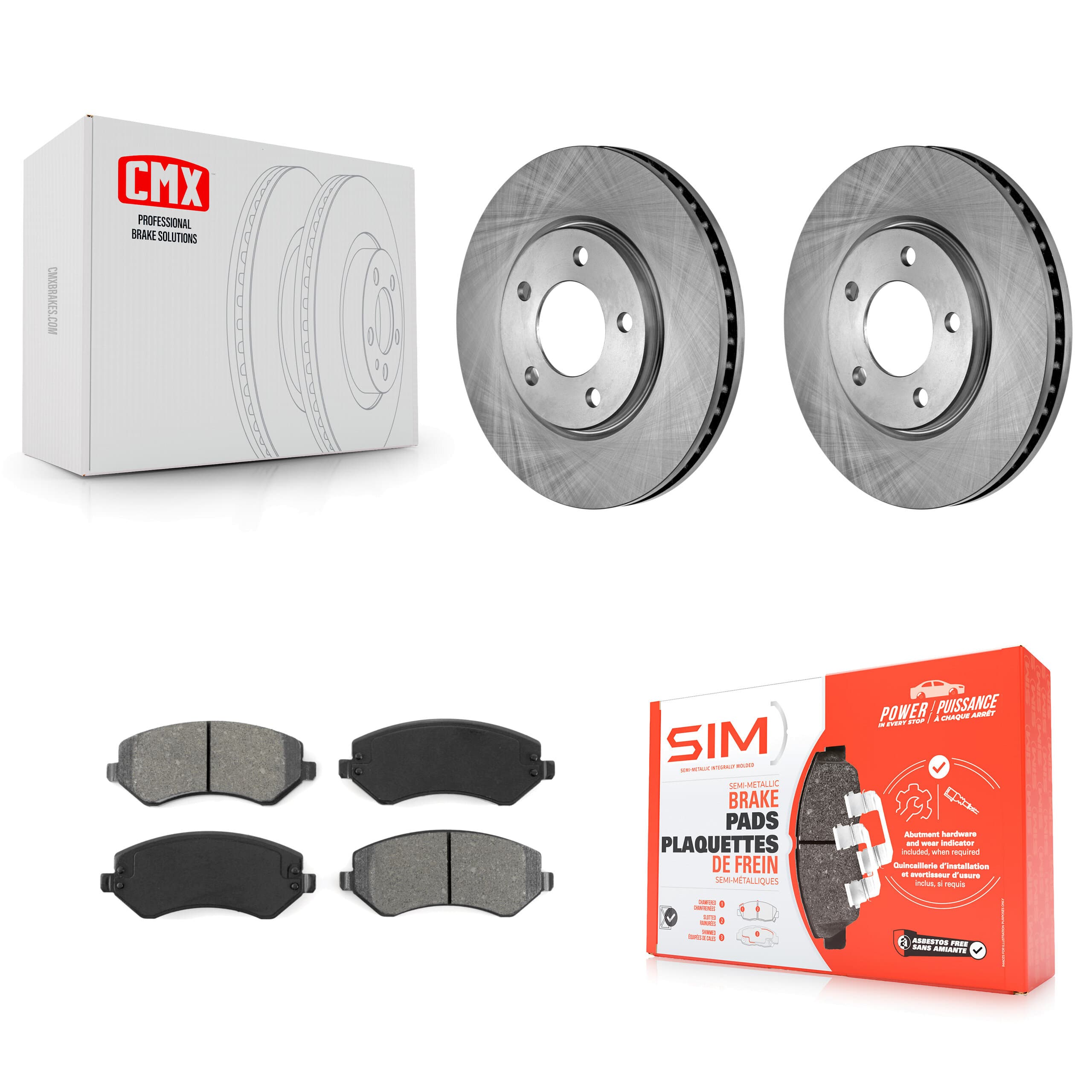 Transit Auto - K8S-100212 - Front Disc Brake Kits image 1