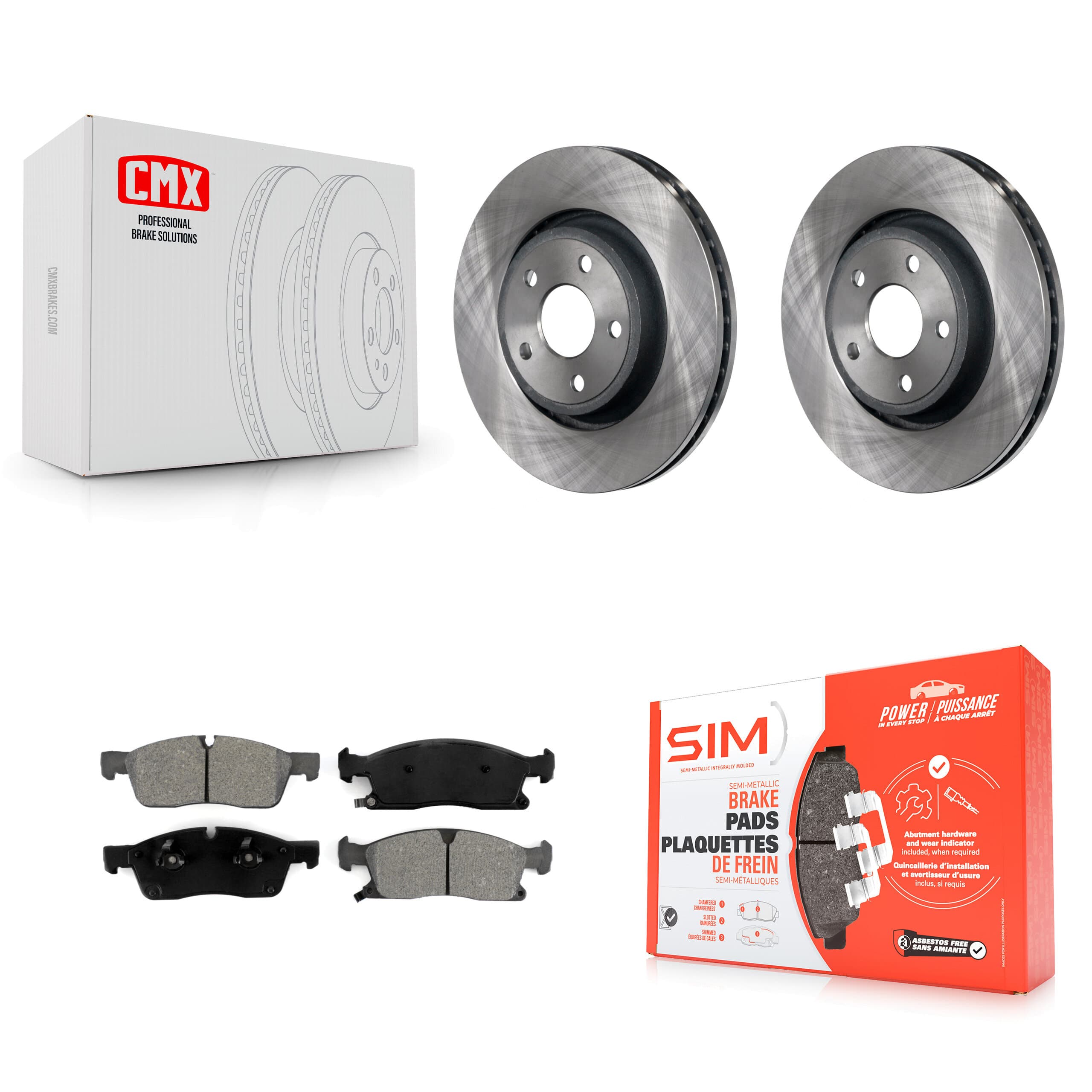 Transit Auto - K8S-100240 - Front Disc Brake Kits image 1