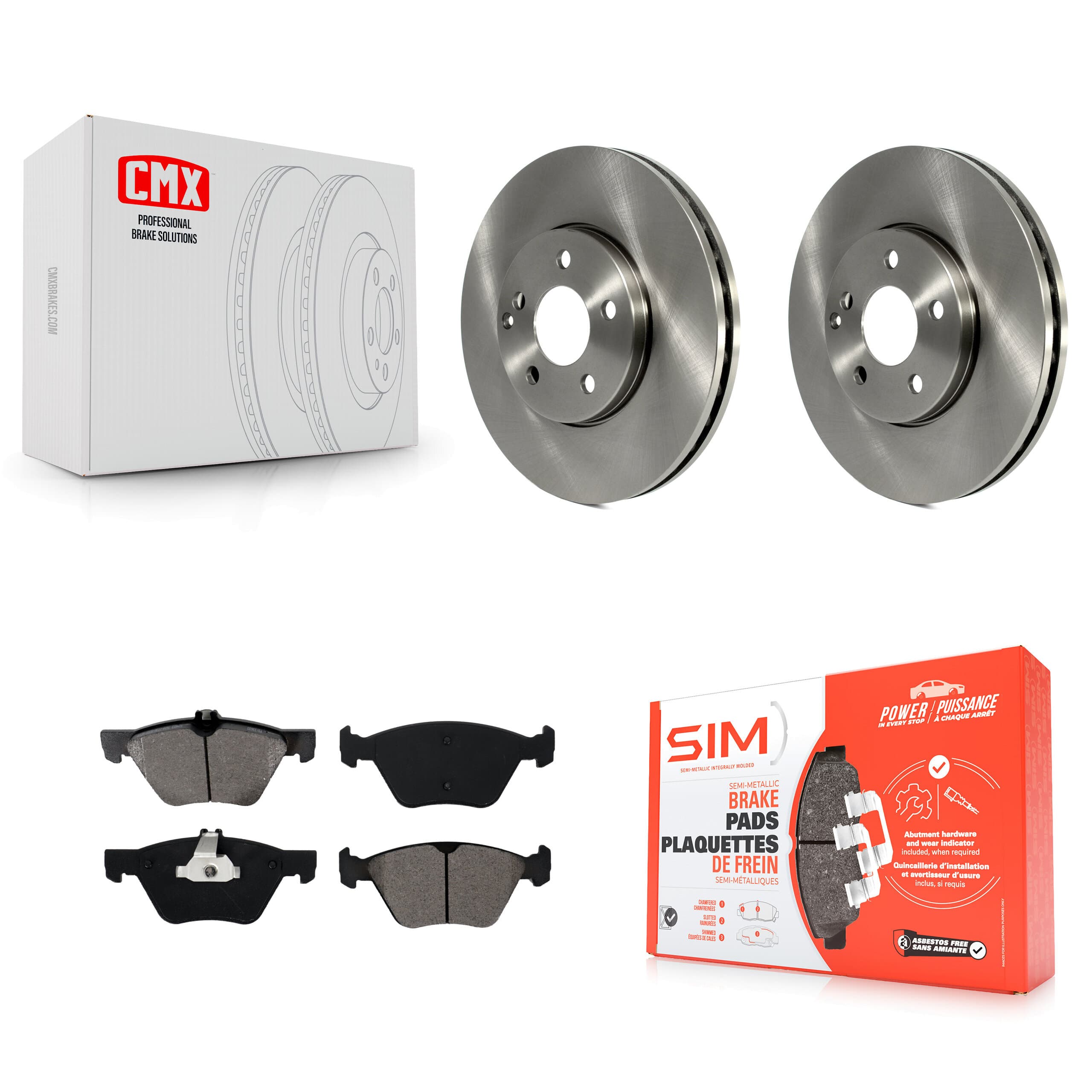 Transit Auto - K8S-100510 - Front Disc Brake Kits image 1