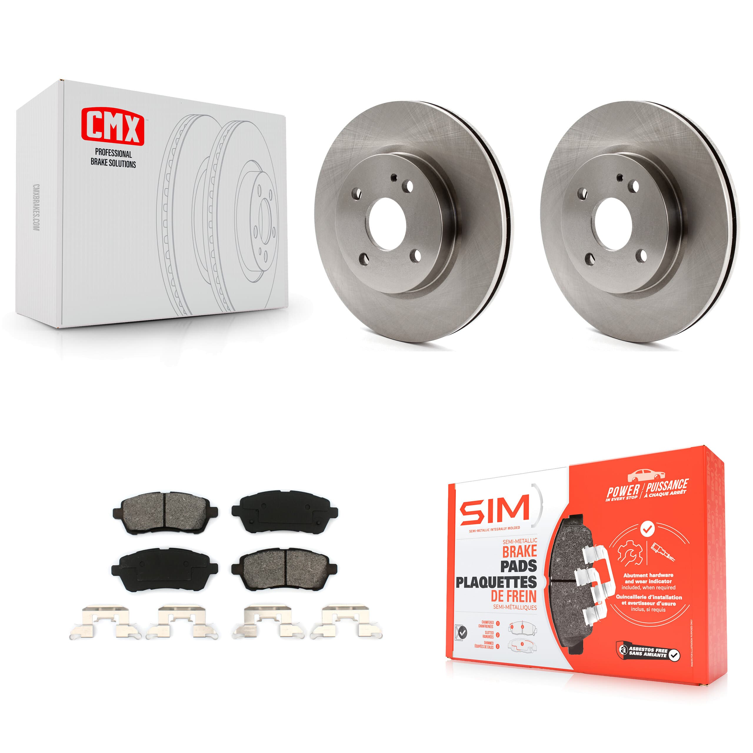 Transit Auto - K8S-100601 - Front Disc Brake Kits image 1