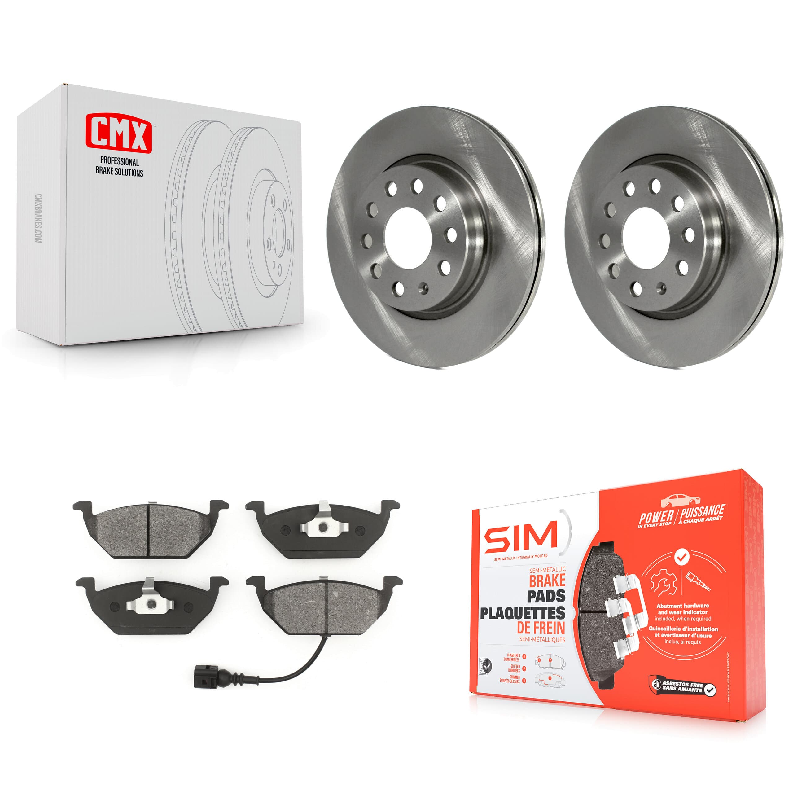 Transit Auto - K8S-100612 - Front Disc Brake Kits image 1