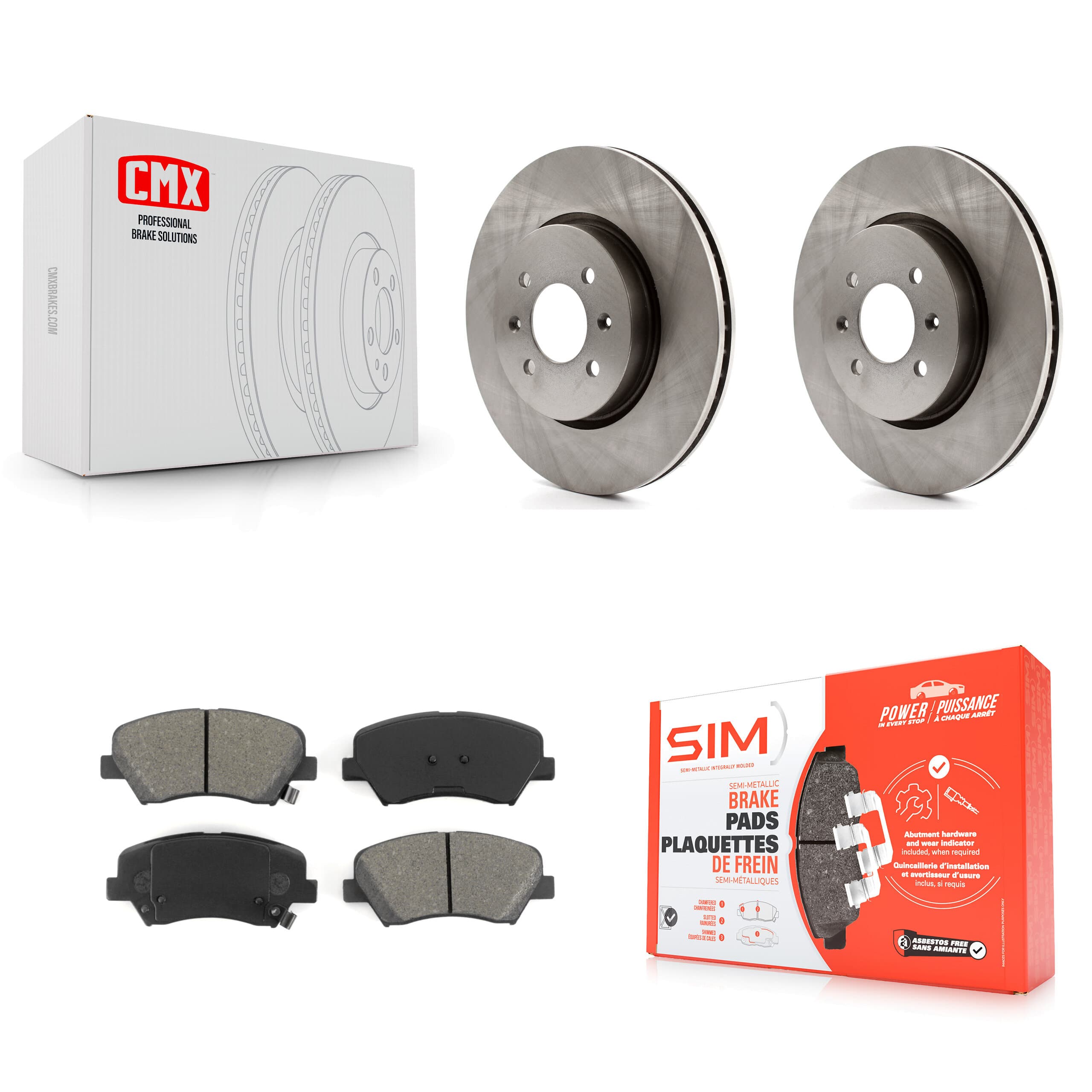 Transit Auto - K8S-100626 - Front Disc Brake Kits image 1