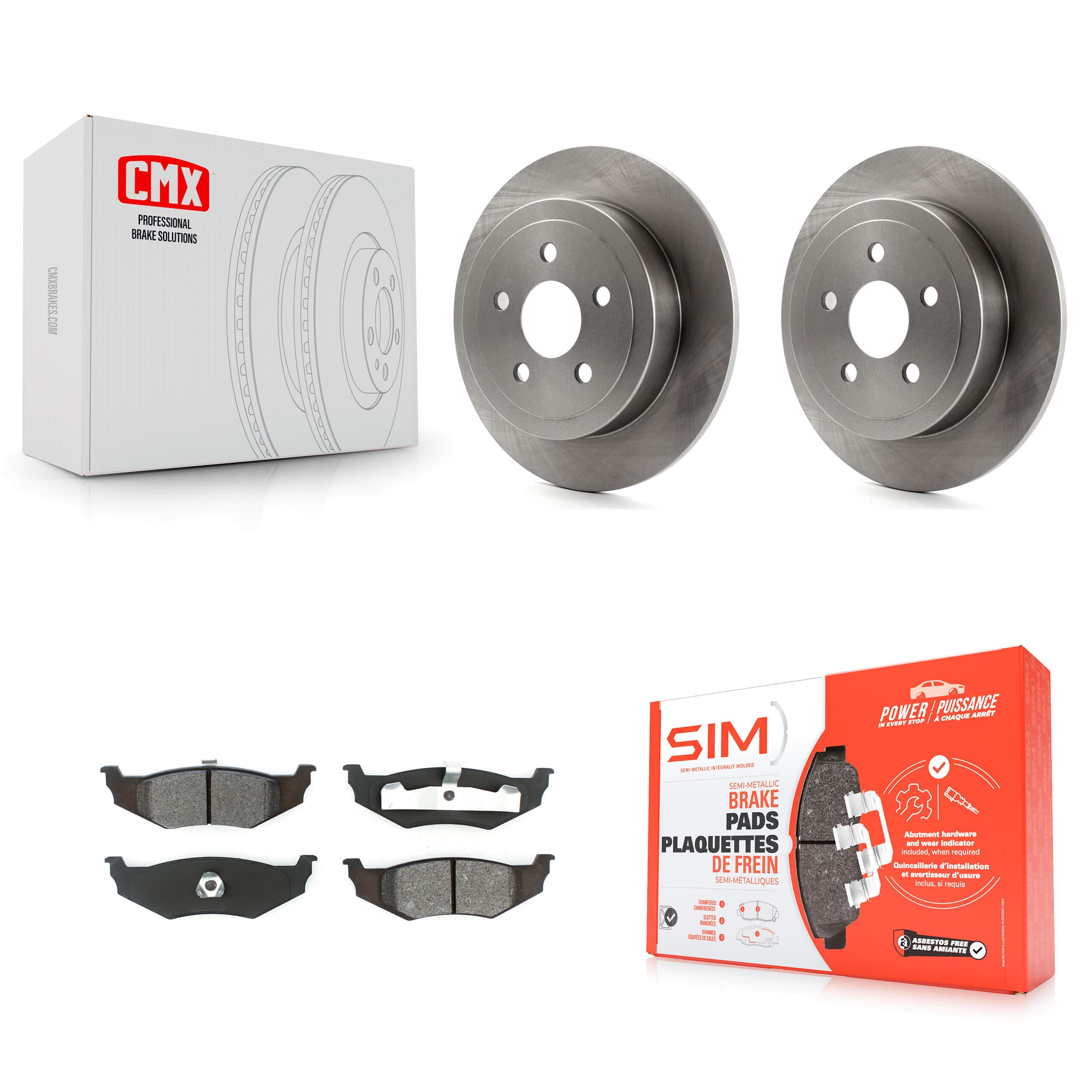 Transit Auto - K8S-101650 - Rear Disc Brake Kits image 1