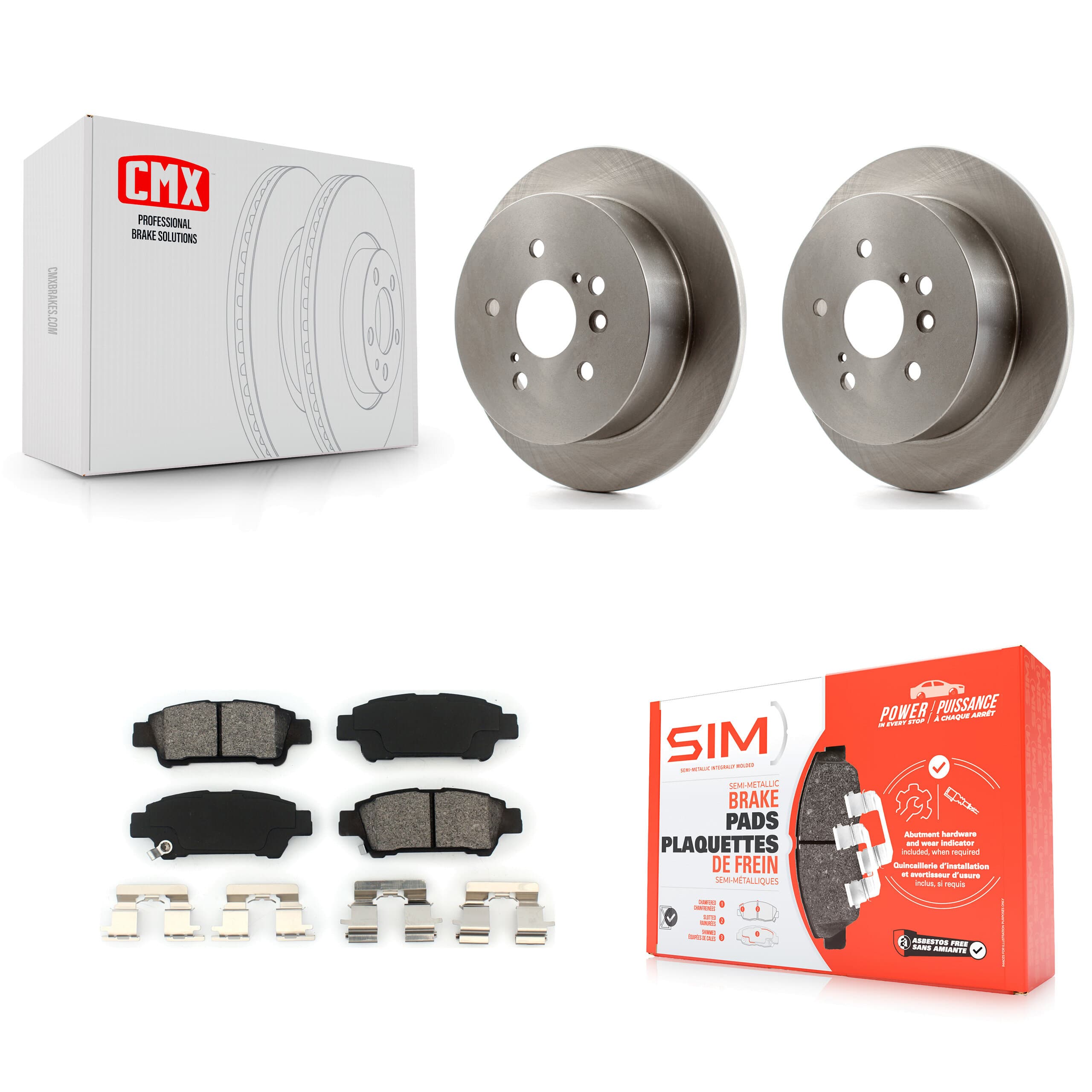 Transit Auto - K8S-101801 - Rear Disc Brake Kits image 1