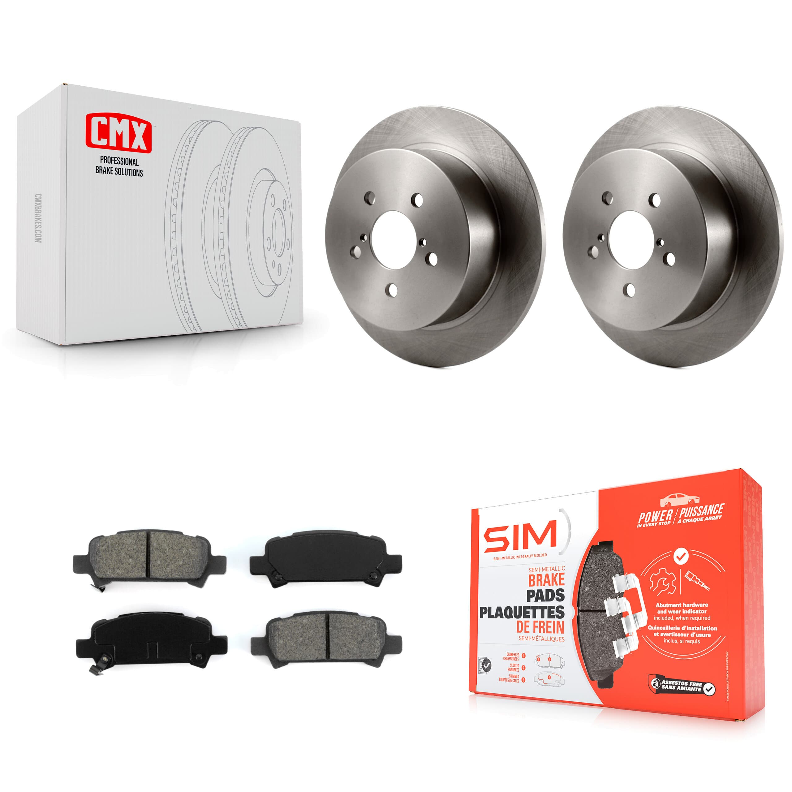 Transit Auto - K8S-101829 - Rear Disc Brake Kits image 1