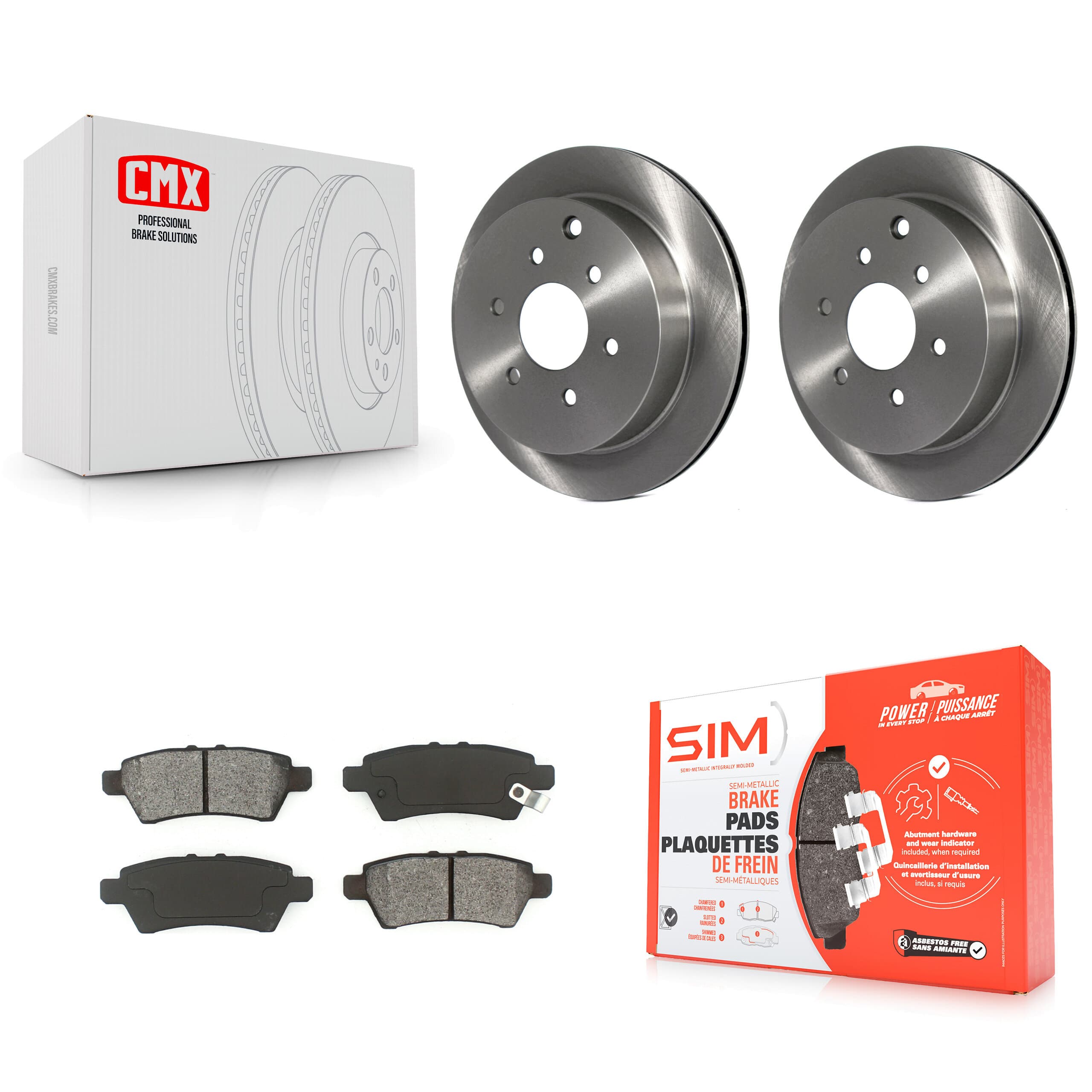 Transit Auto - K8S-101831 - Rear Disc Brake Kits image 1