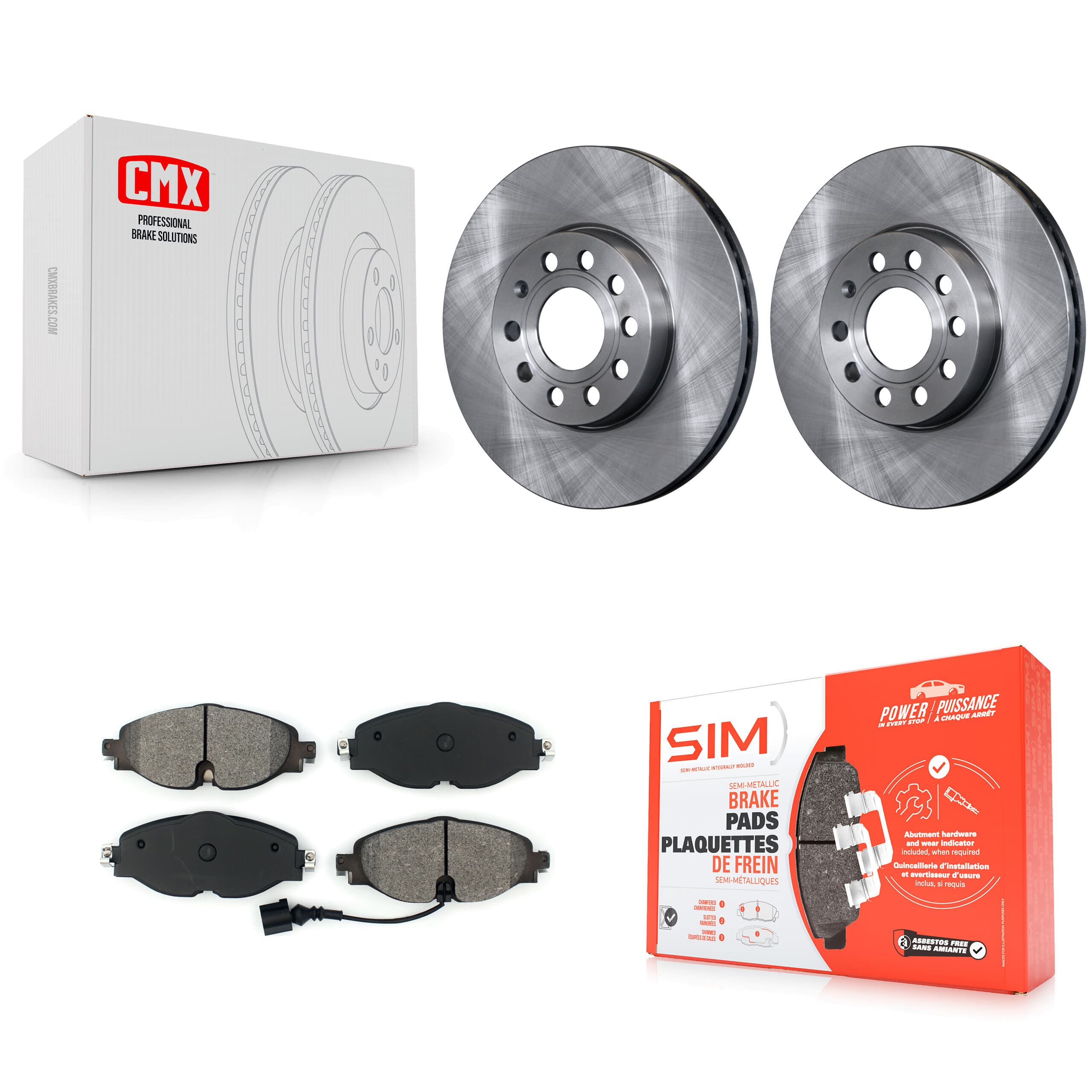 Transit Auto - K8S-102580 - Front Disc Brake Kits image 1