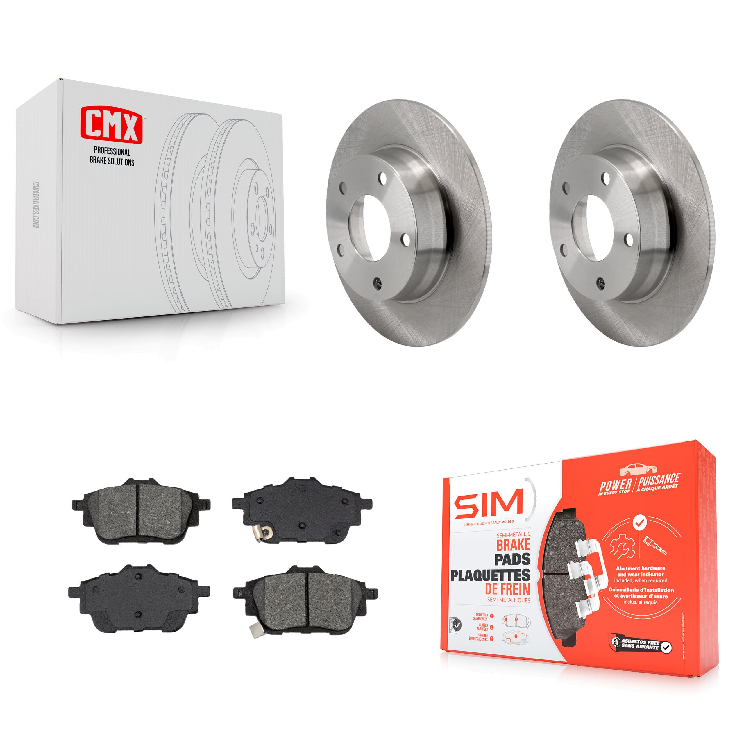 Transit Auto - K8S-104015 - Rear Disc Brake Kits image 1