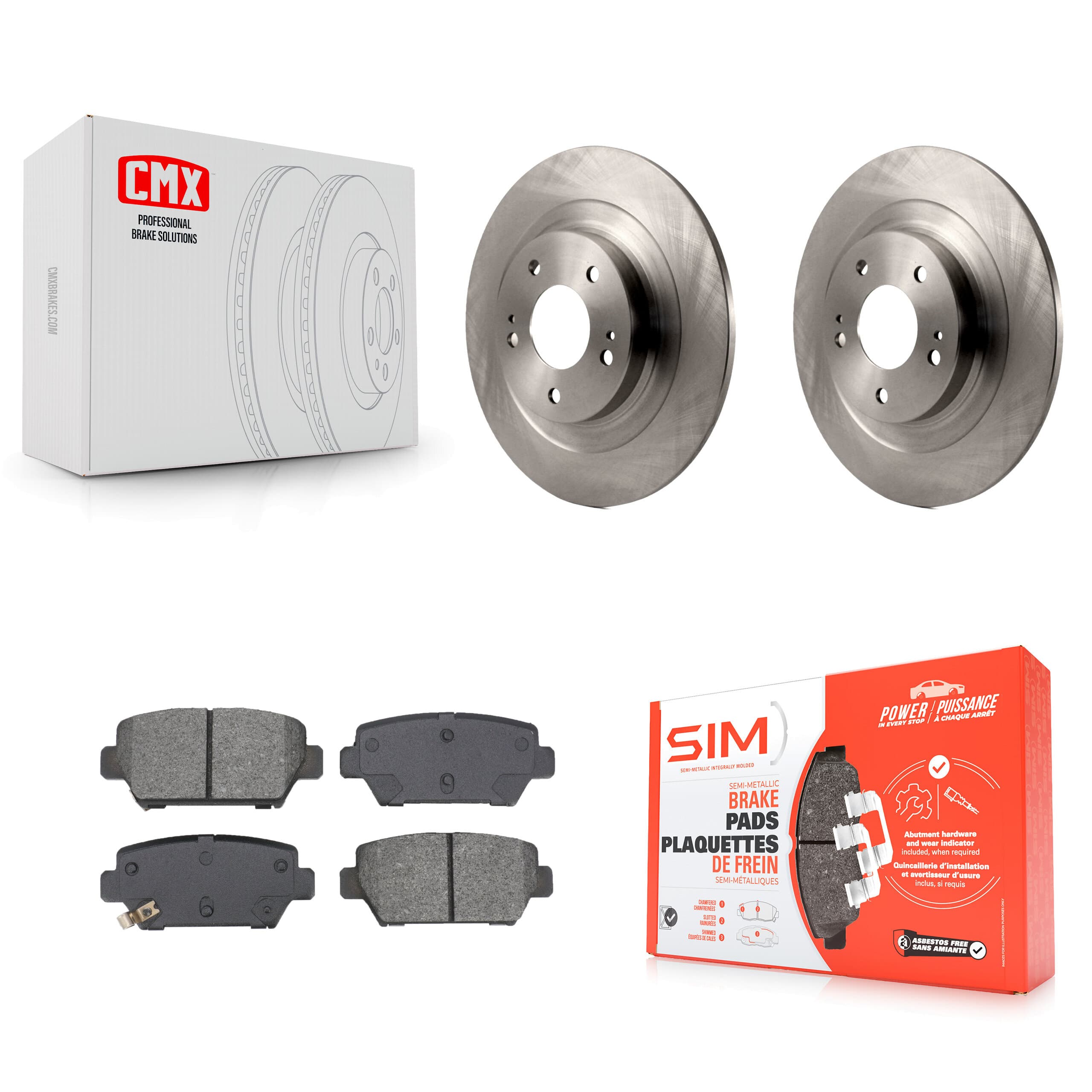 Transit Auto - K8S-104059 - Rear Disc Brake Kits image 1