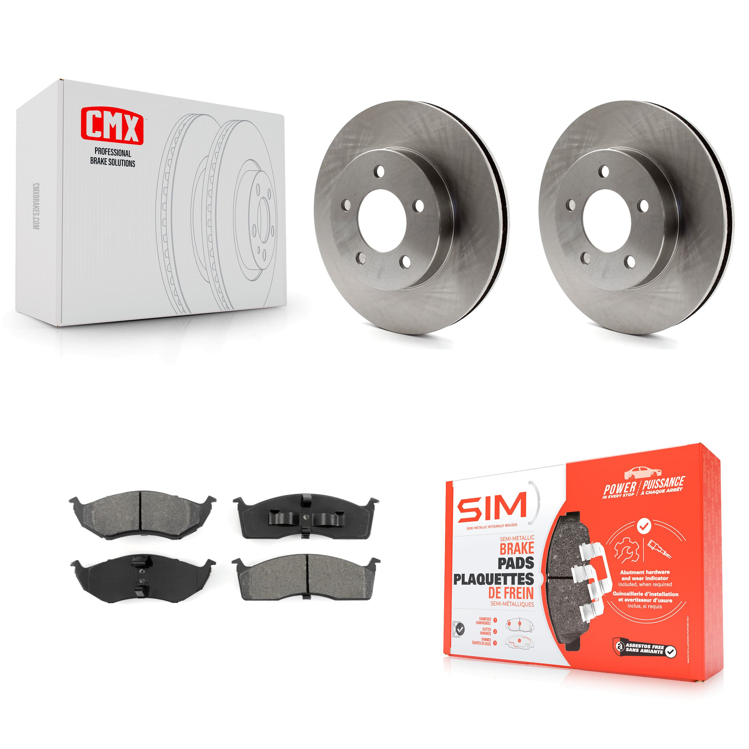 Transit Auto - K8S-105002 - Front Disc Brake Kits image 1