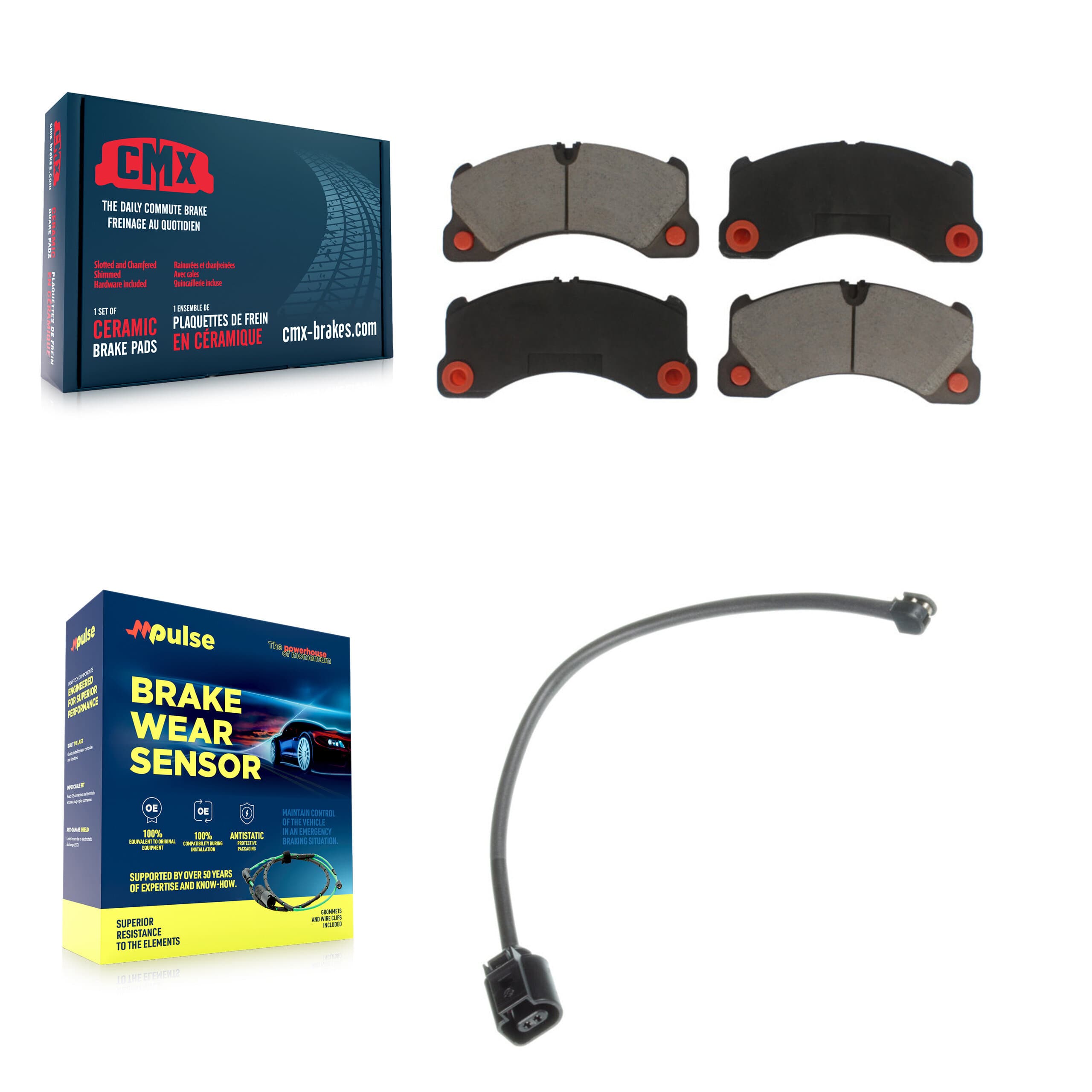 CMX - KCW-100470 - Front Disc Brake Pad Kits image 1