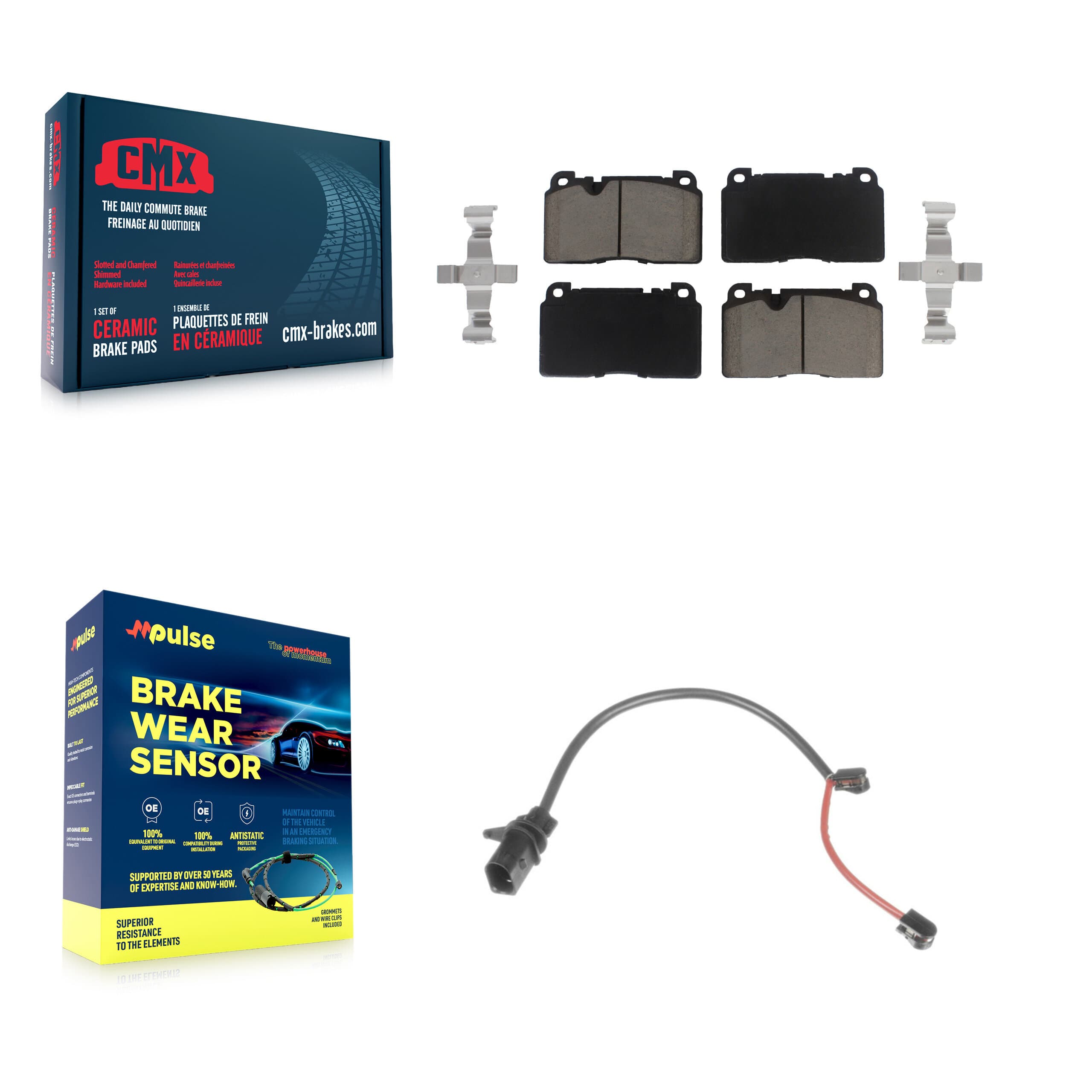 CMX - KCW-100481 - Front Disc Brake Pad Kits image 1
