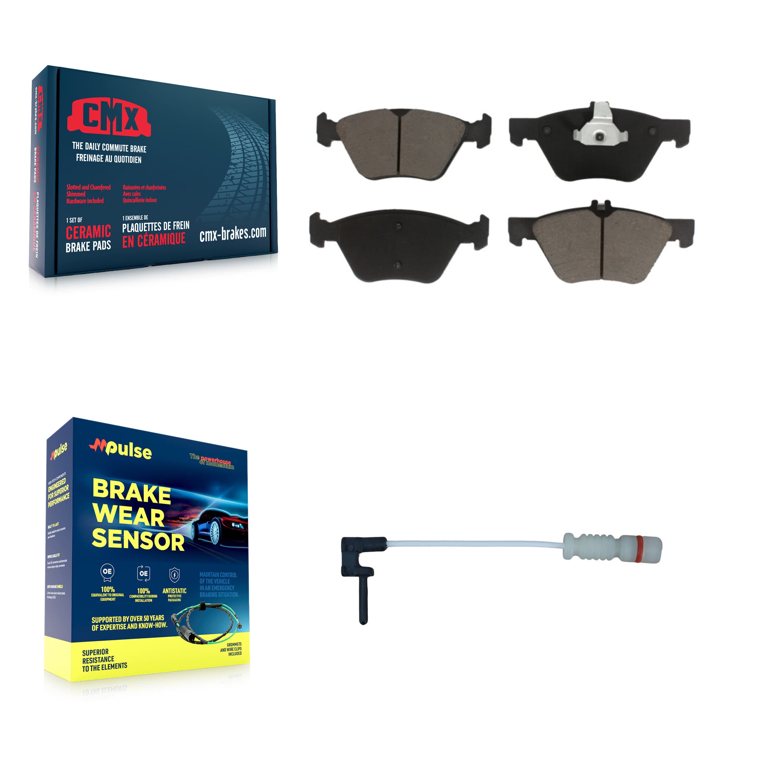 CMX - KCW-100484 - Front Disc Brake Pad Kits image 1