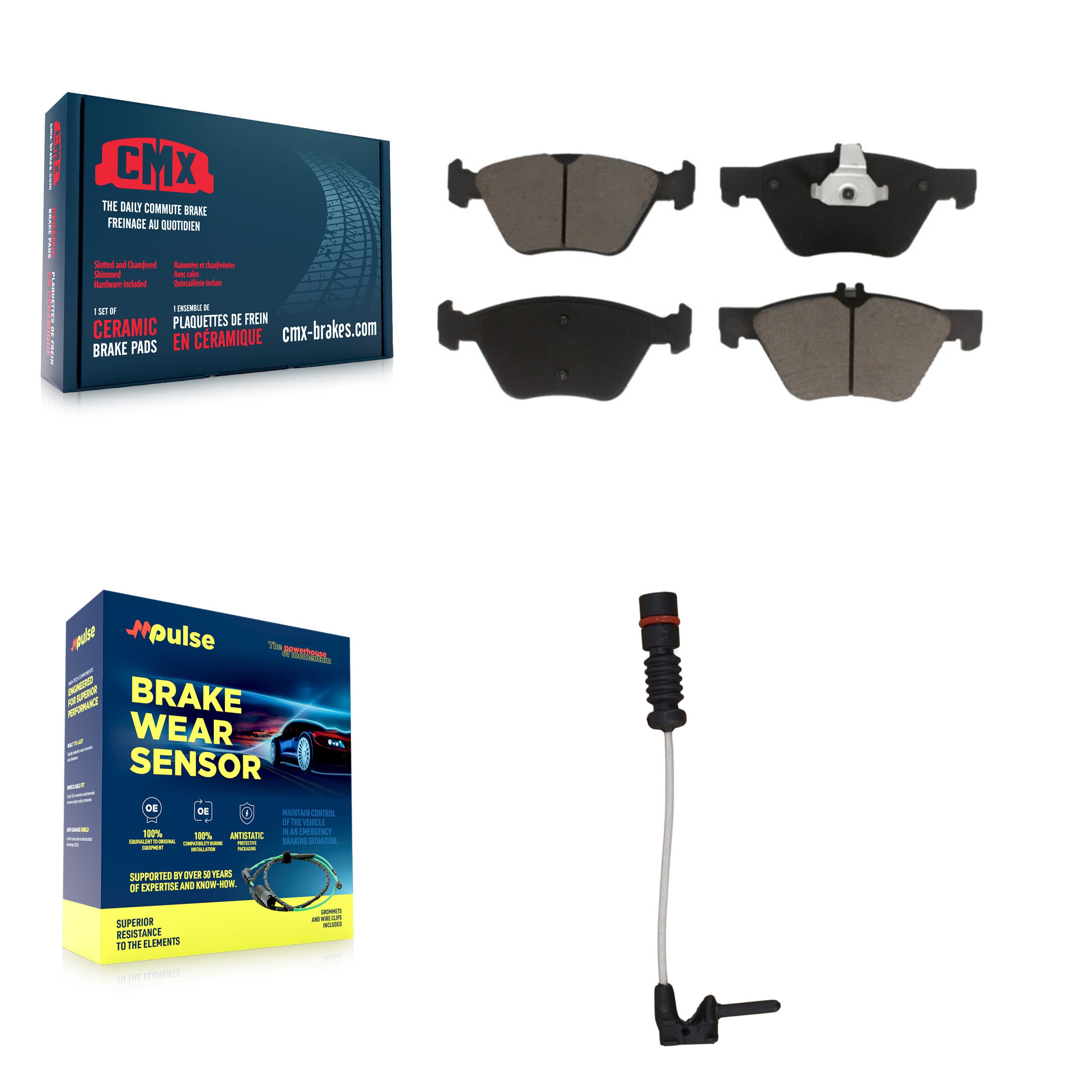 CMX - KCW-100485 - Front Disc Brake Pad Kits image 1