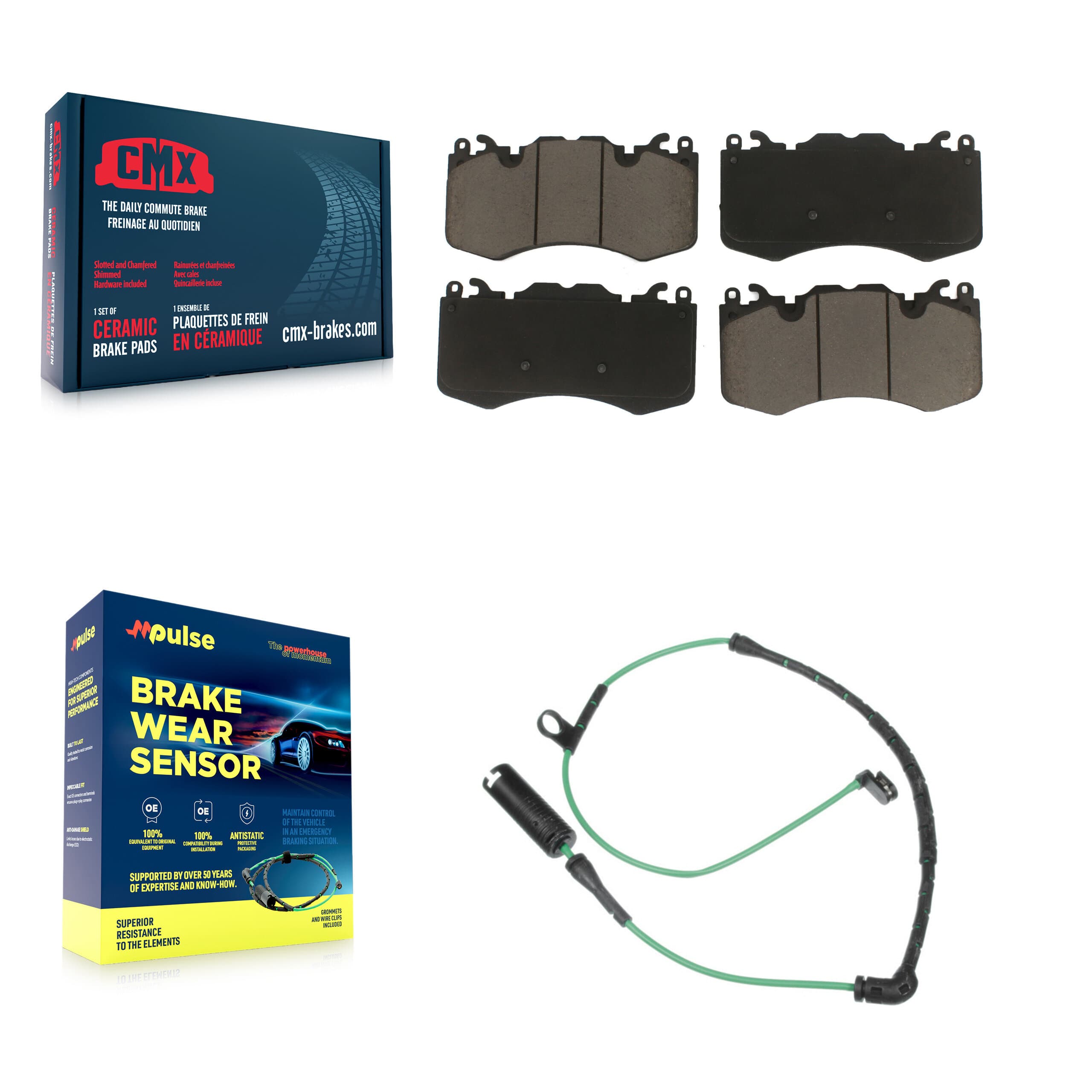 CMX - KCW-100492 - Front Disc Brake Pad Kits image 1