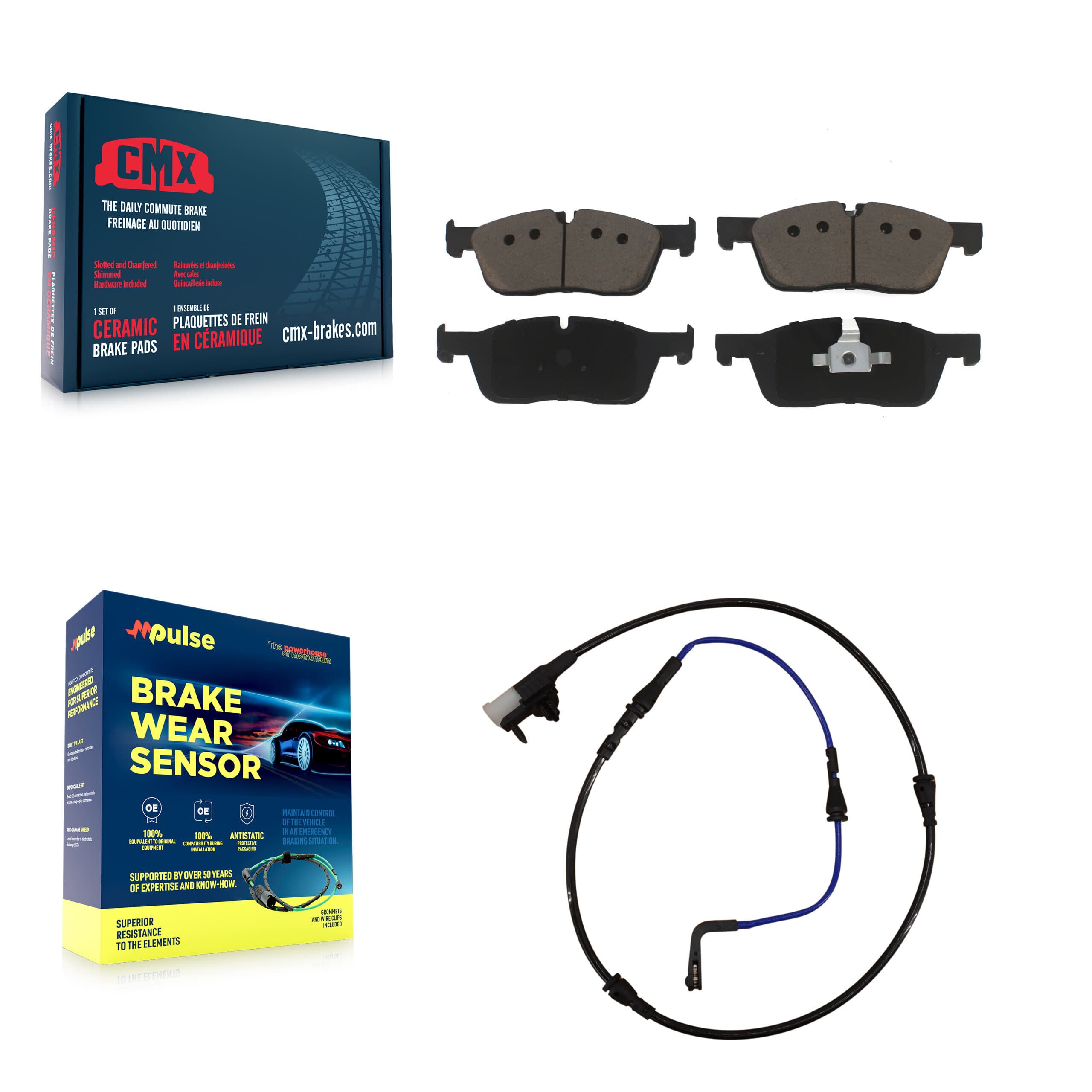 CMX - KCW-100533 - Front Disc Brake Pad Kits image 1