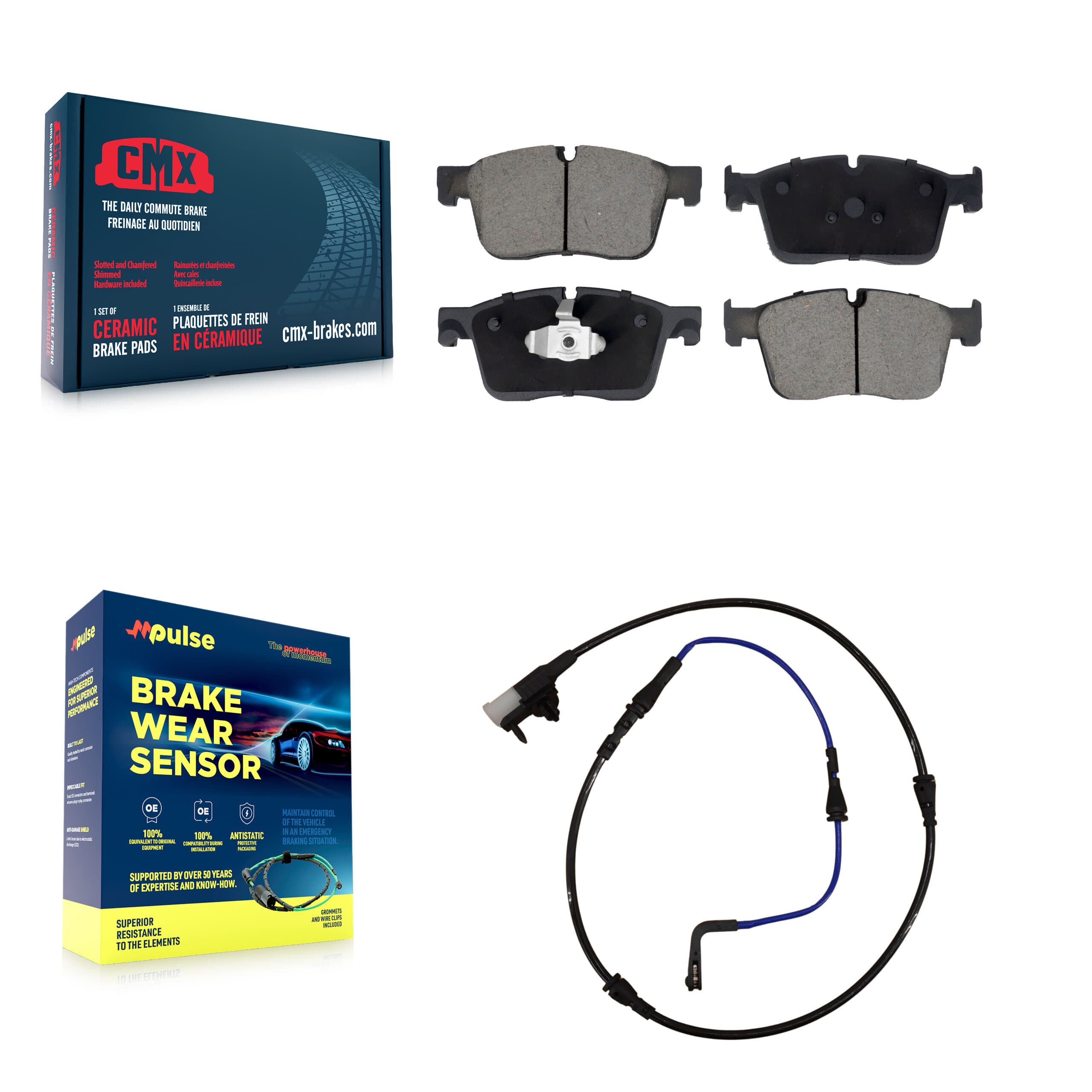 CMX - KCW-100535 - Front Disc Brake Pad Kits image 1