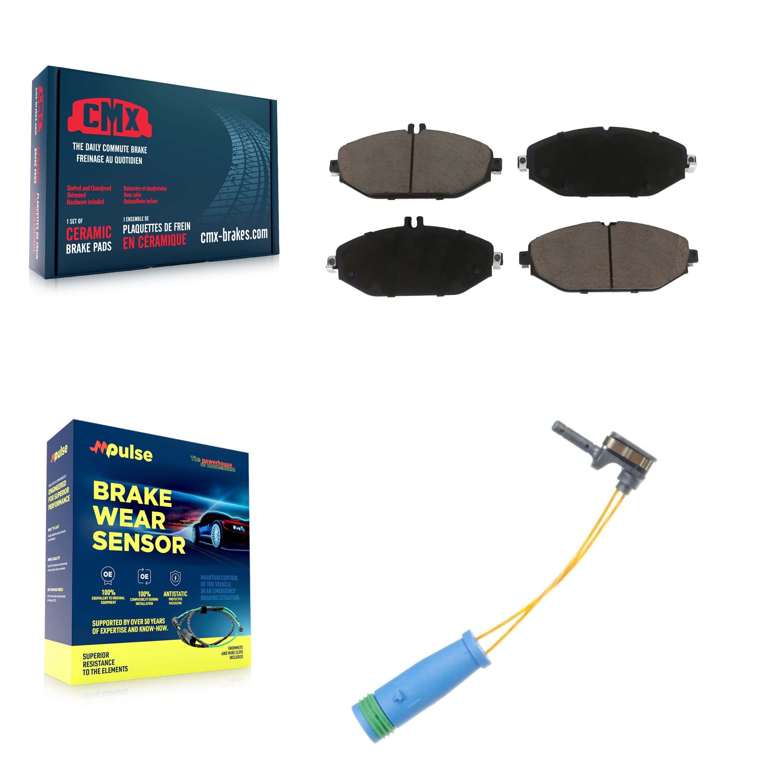 CMX - KCW-100537 - Front Disc Brake Pad Kits image 1