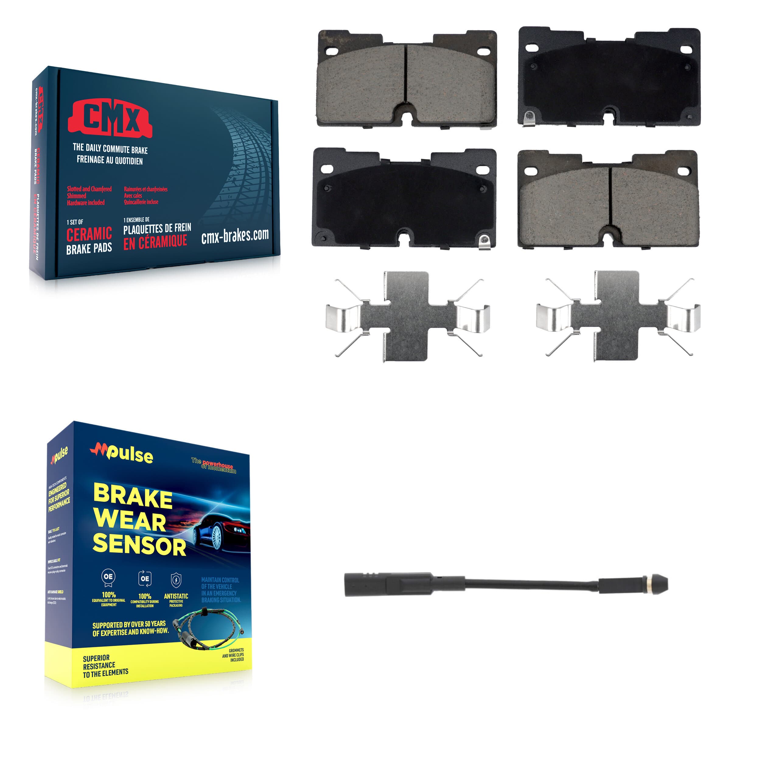 CMX - KCW-100543 - Front Disc Brake Pad Kits image 1