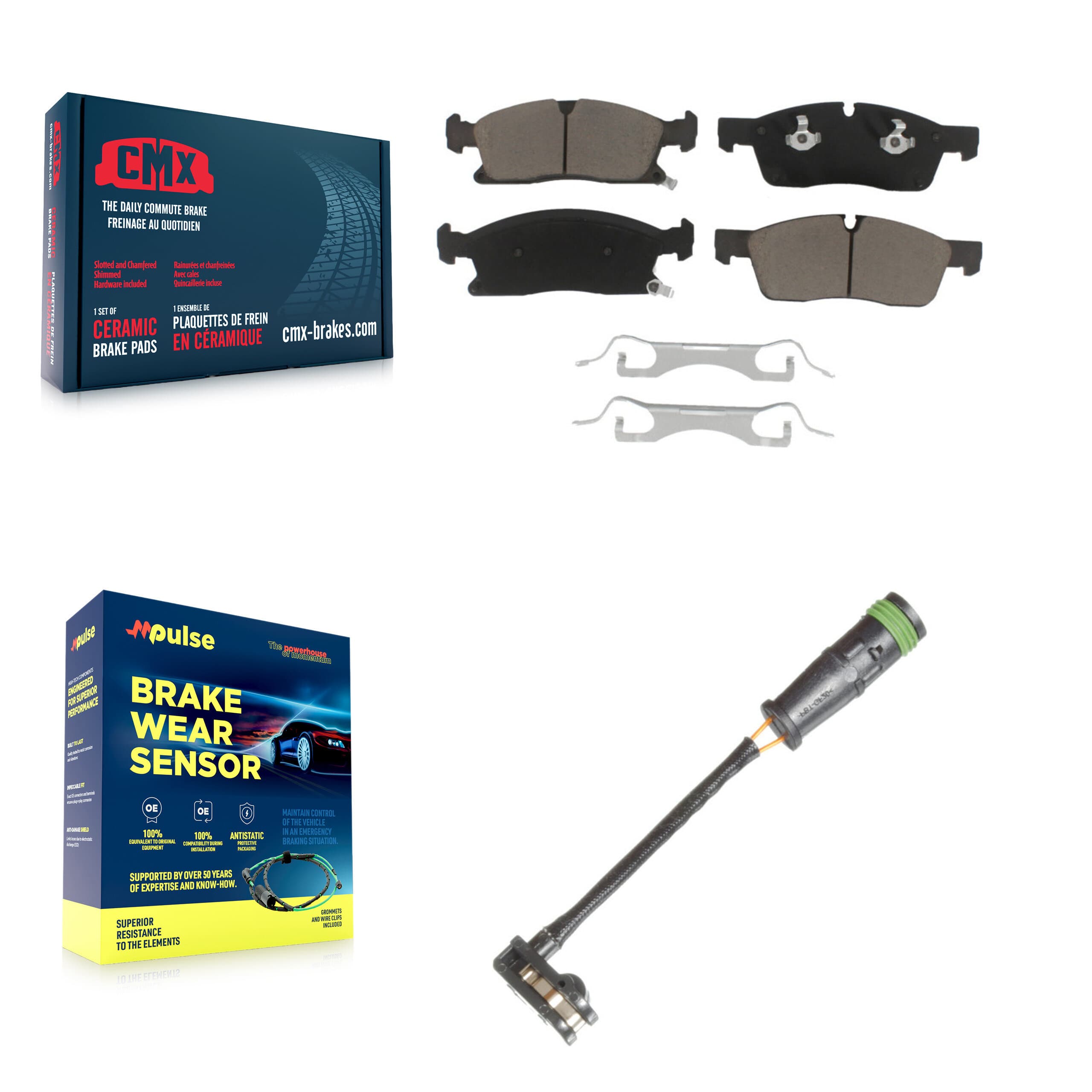 CMX - KCW-100566 - Front Disc Brake Pad Kits image 1