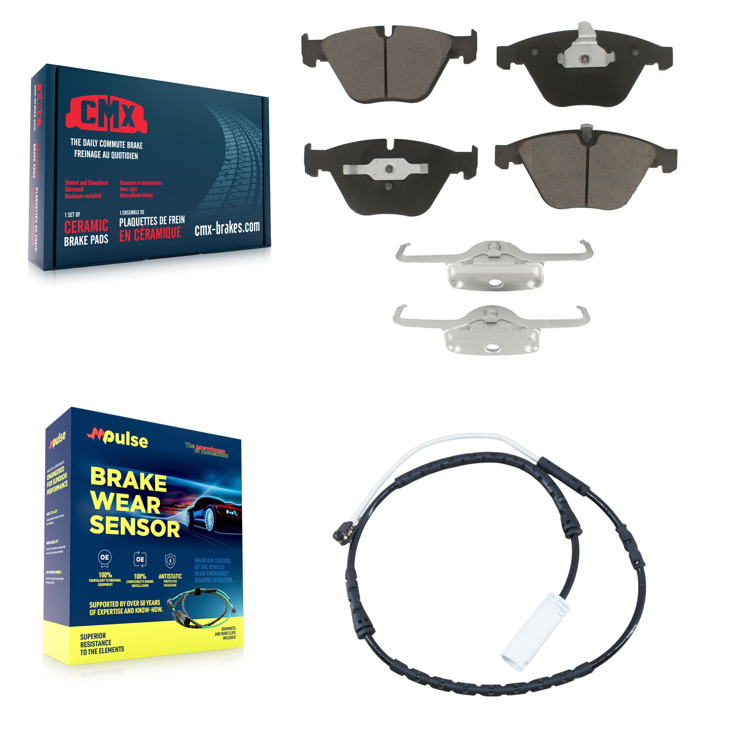 CMX - KCW-100569 - Front Disc Brake Pad Kits image 1