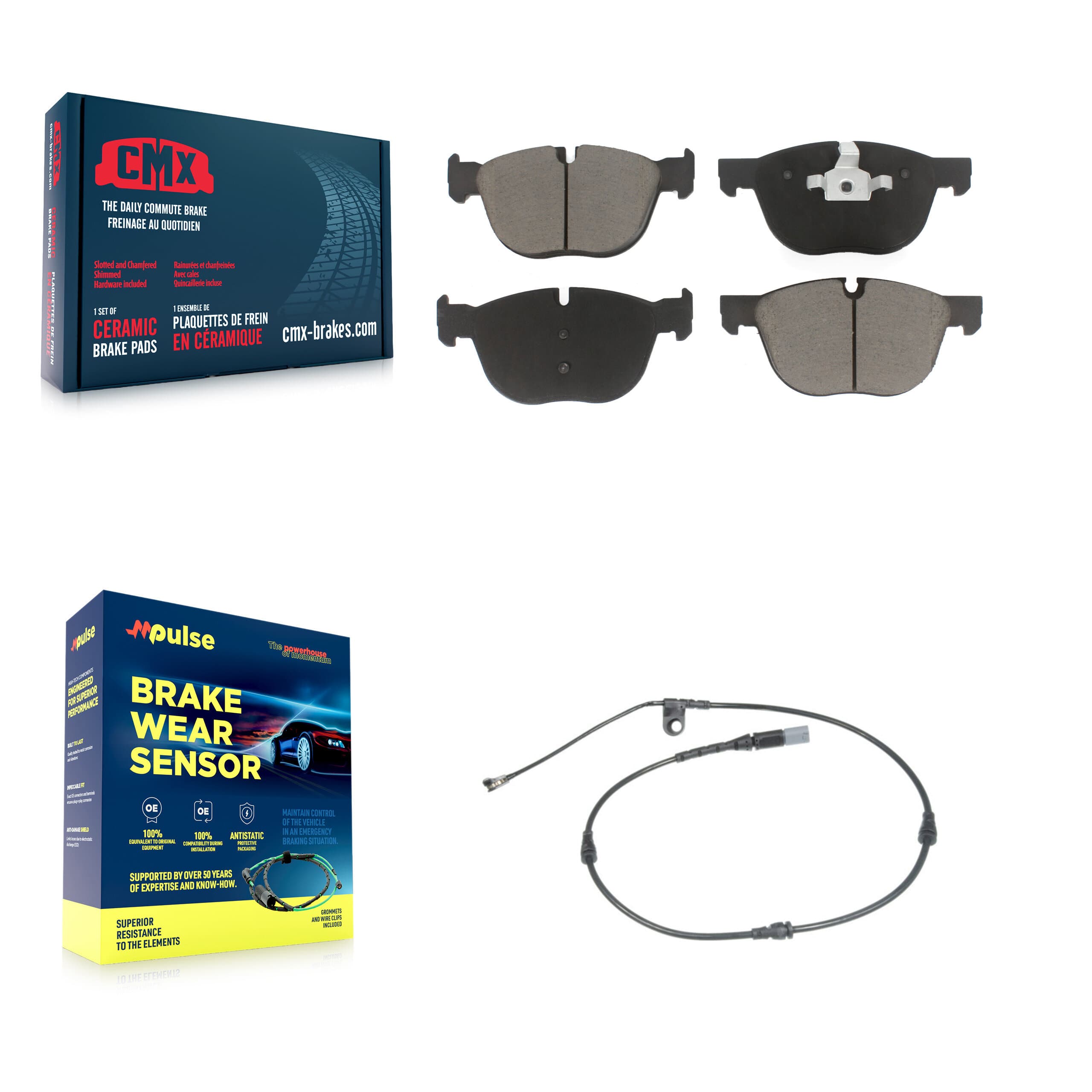 CMX - KCW-100586 - Front Disc Brake Pad Kits image 1
