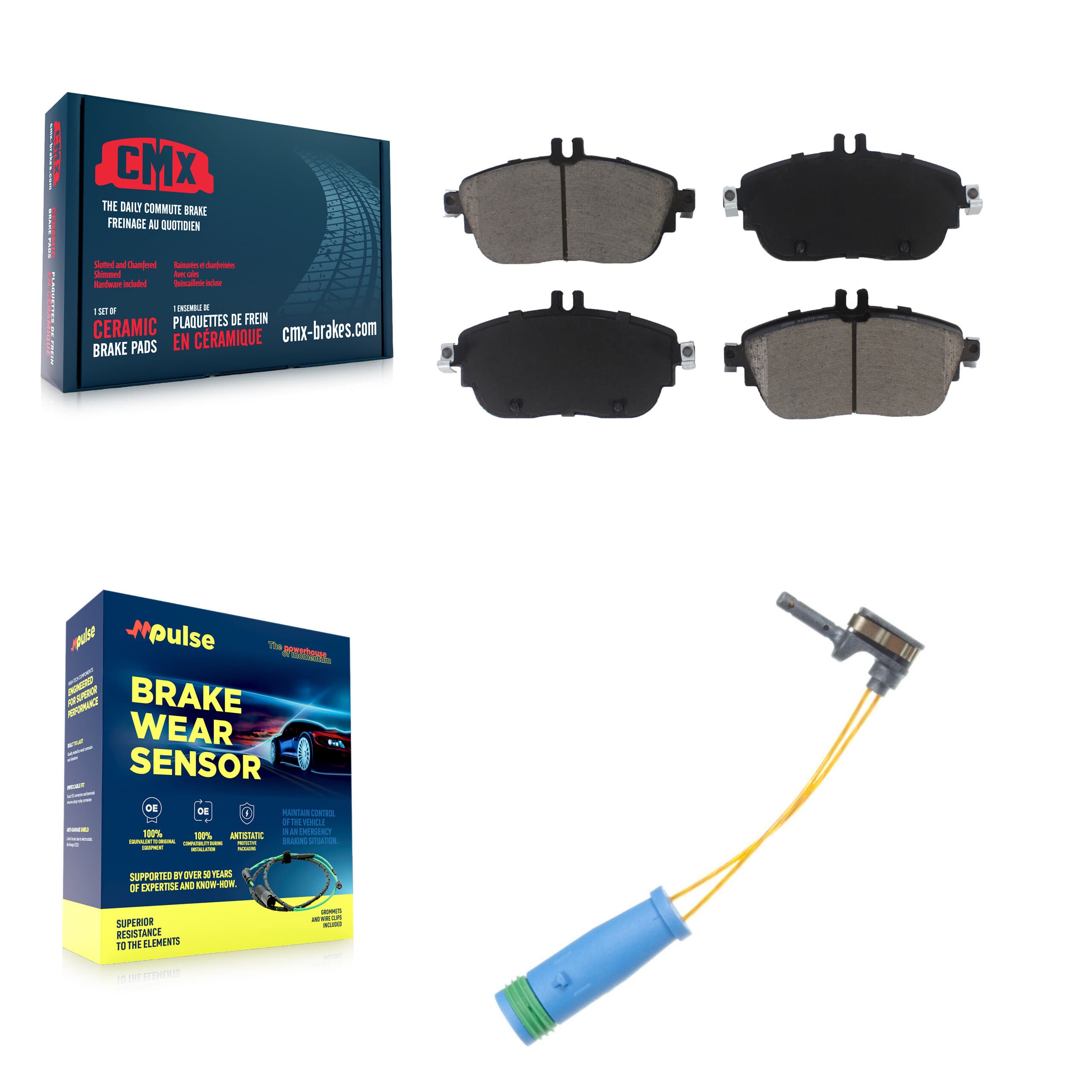 CMX - KCW-100595 - Front Disc Brake Pad Kits image 1