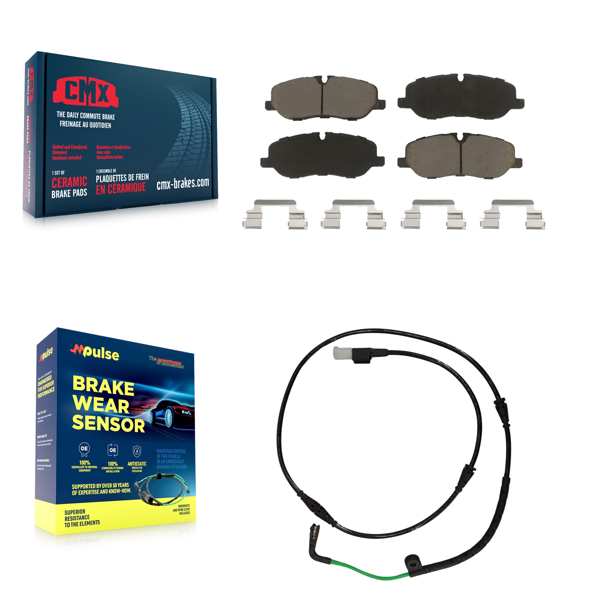 CMX - KCW-100602 - Front Disc Brake Pad Kits image 1