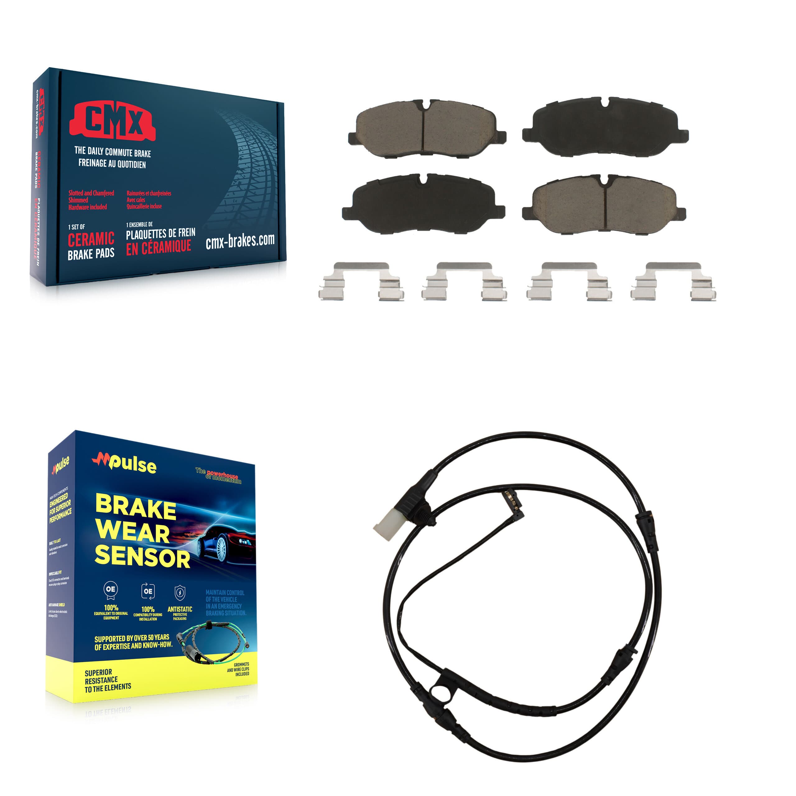 CMX - KCW-100604 - Front Disc Brake Pad Kits image 1