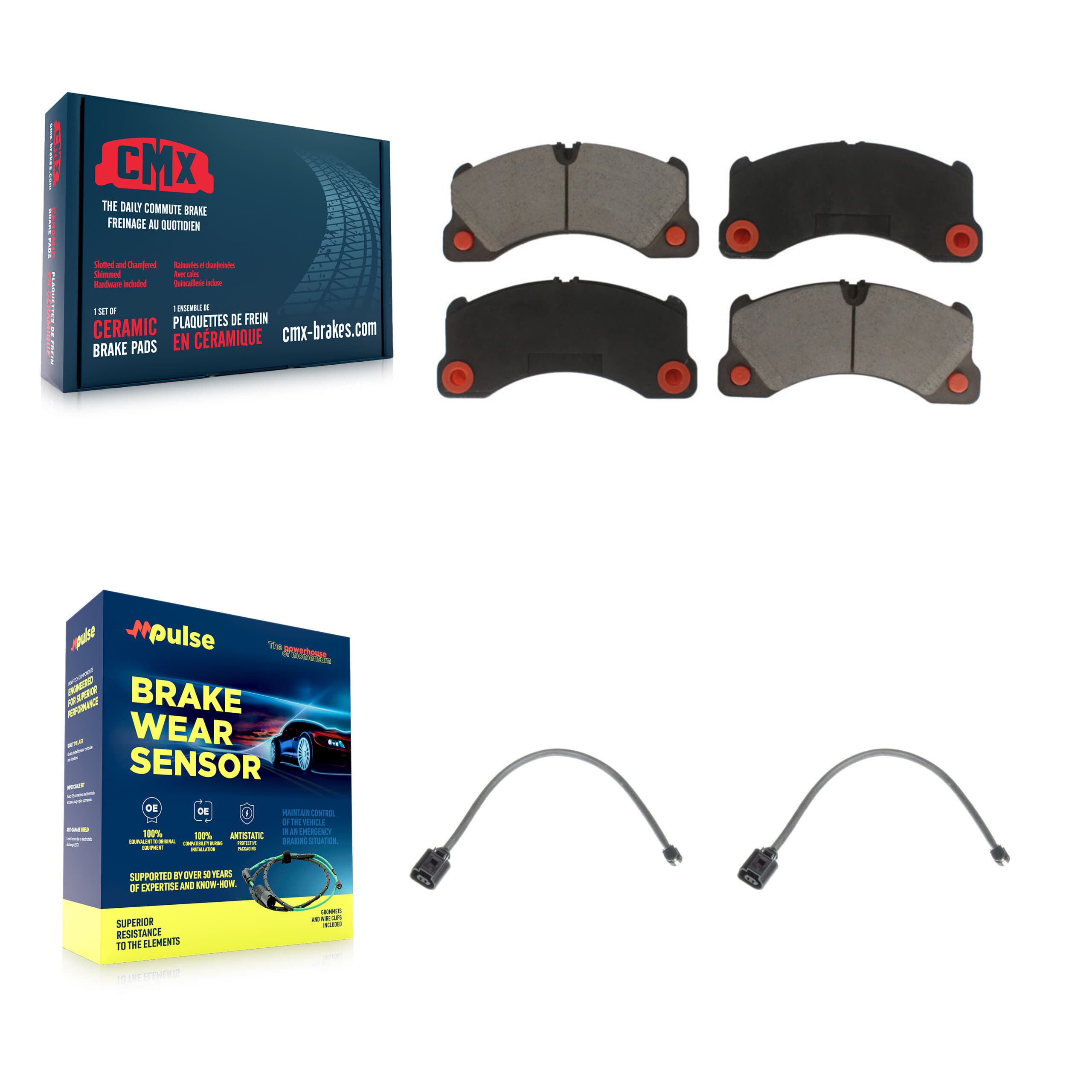 CMX - KCW-100629 - Front Disc Brake Pad Kits image 1
