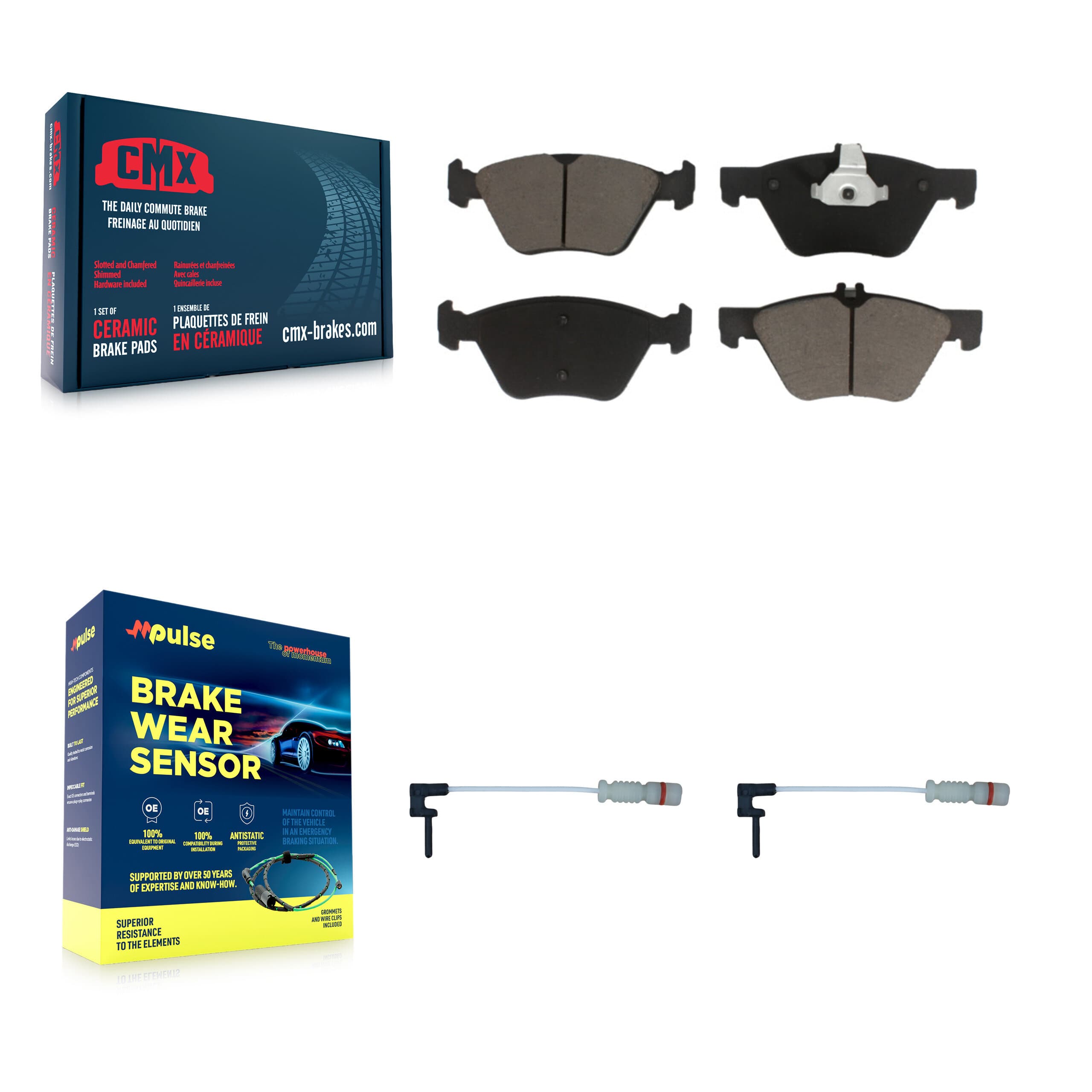 CMX - KCW-100641 - Front Disc Brake Pad Kits image 1