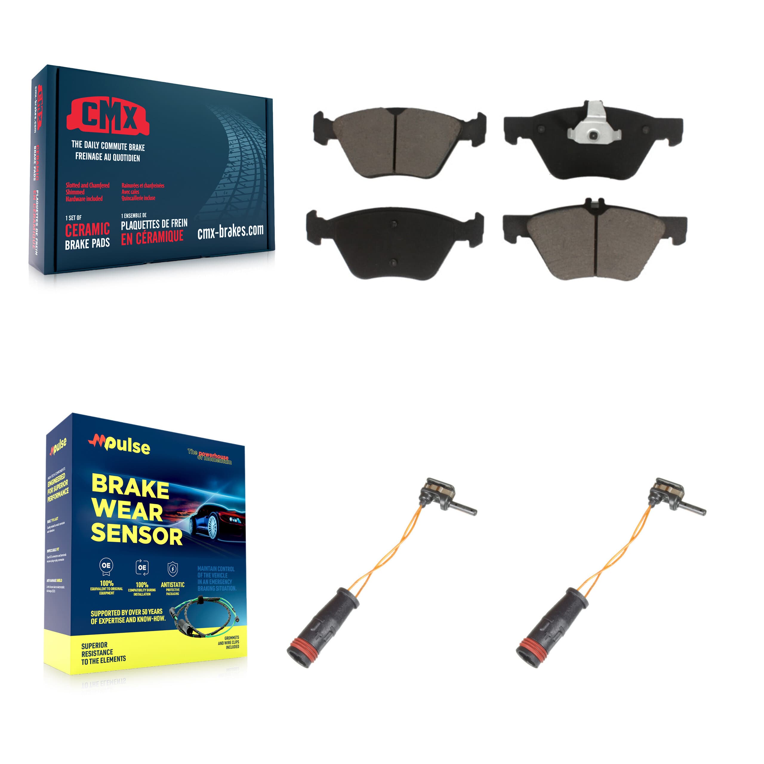 CMX - KCW-100643 - Front Disc Brake Pad Kits image 1