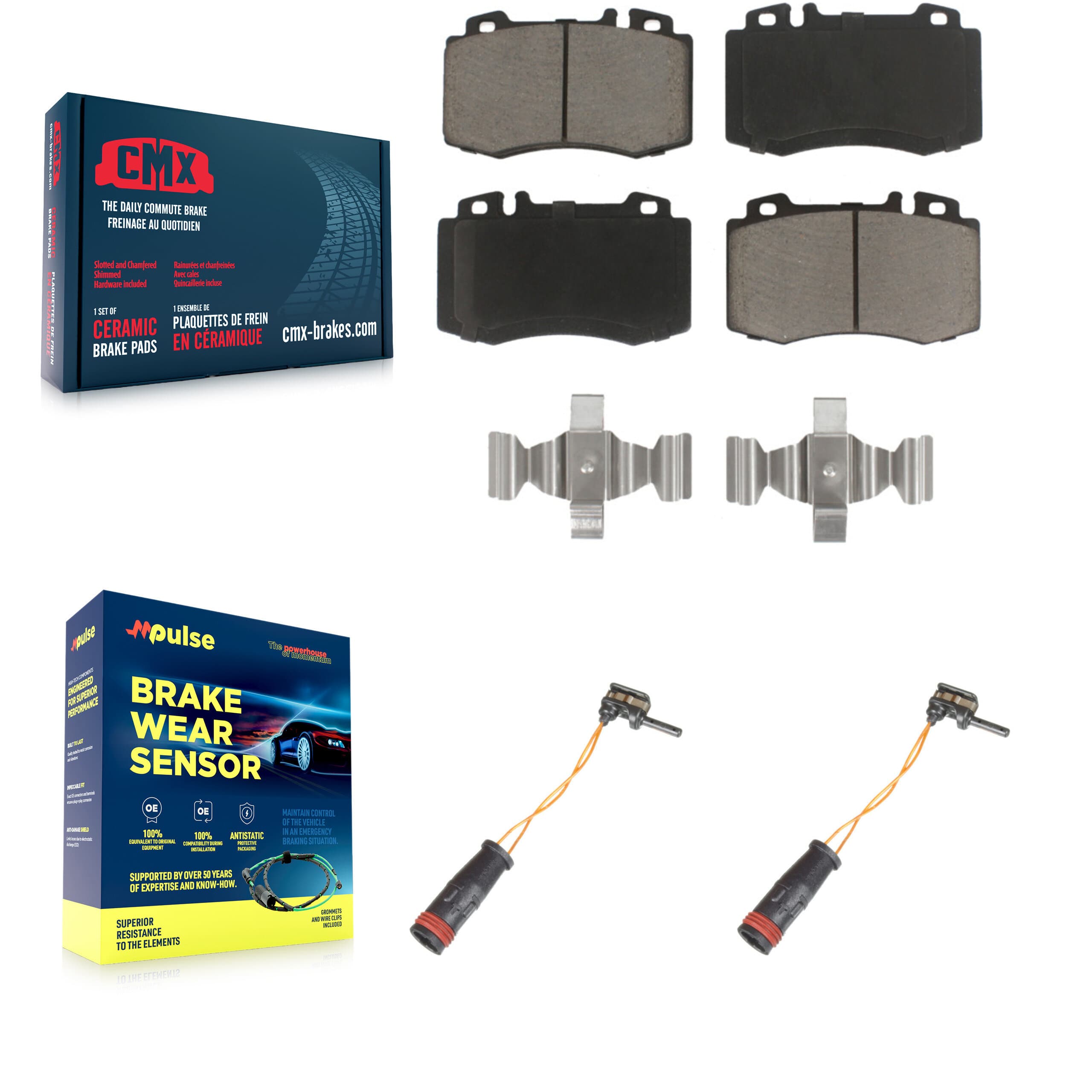 CMX - KCW-100644 - Front Disc Brake Pad Kits image 1