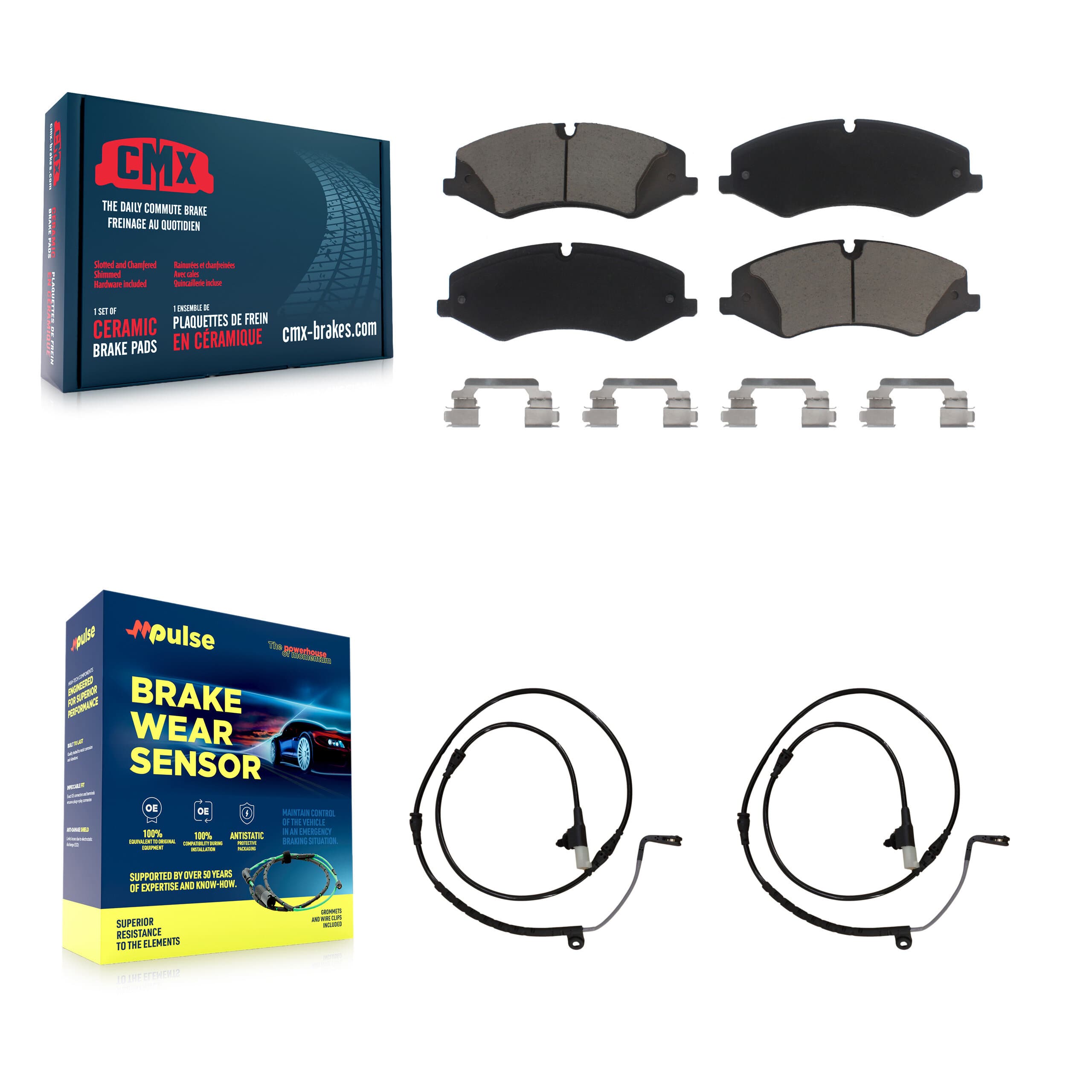 CMX - KCW-100652 - Front Disc Brake Pad Kits image 1