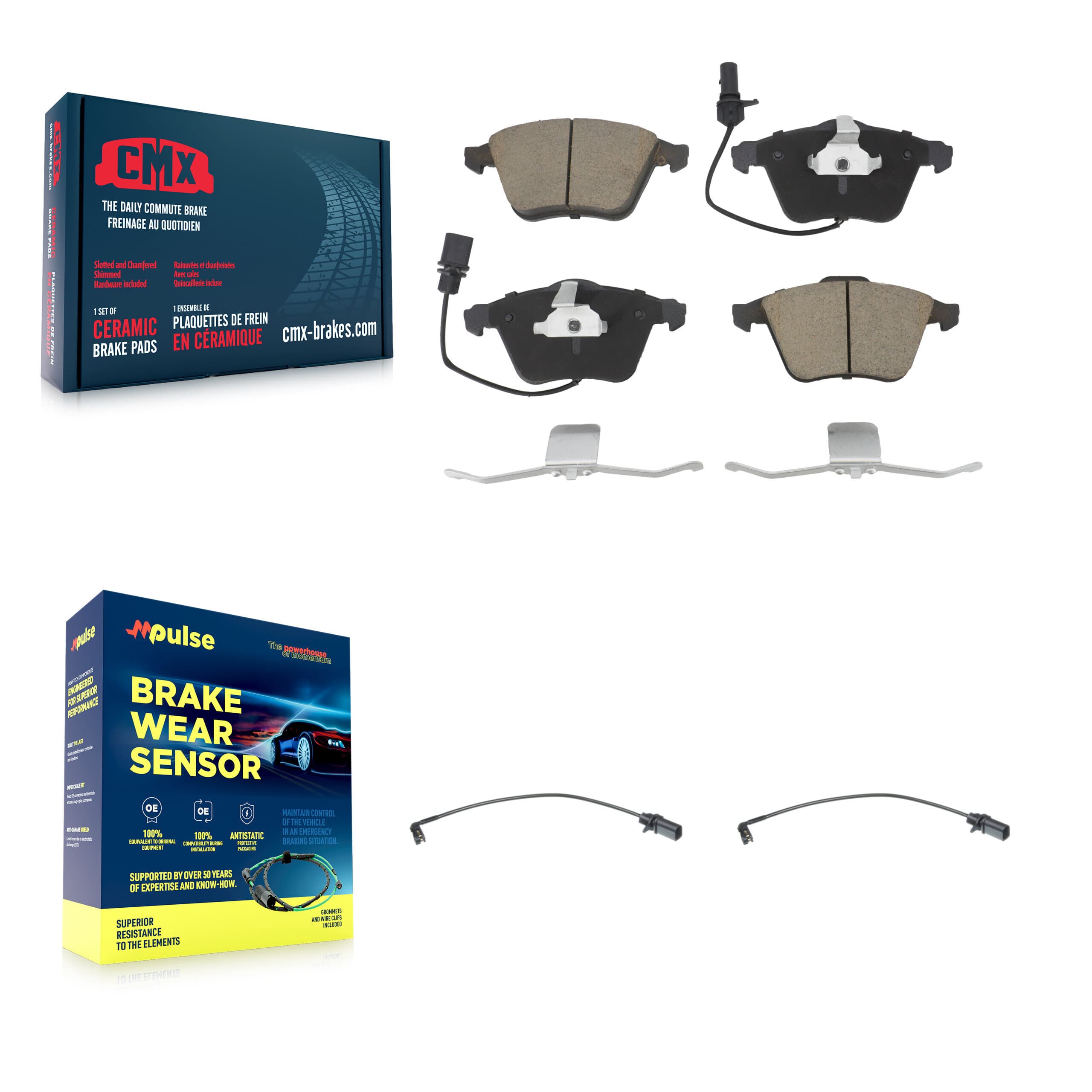CMX - KCW-100658 - Front Disc Brake Pad Kits image 1