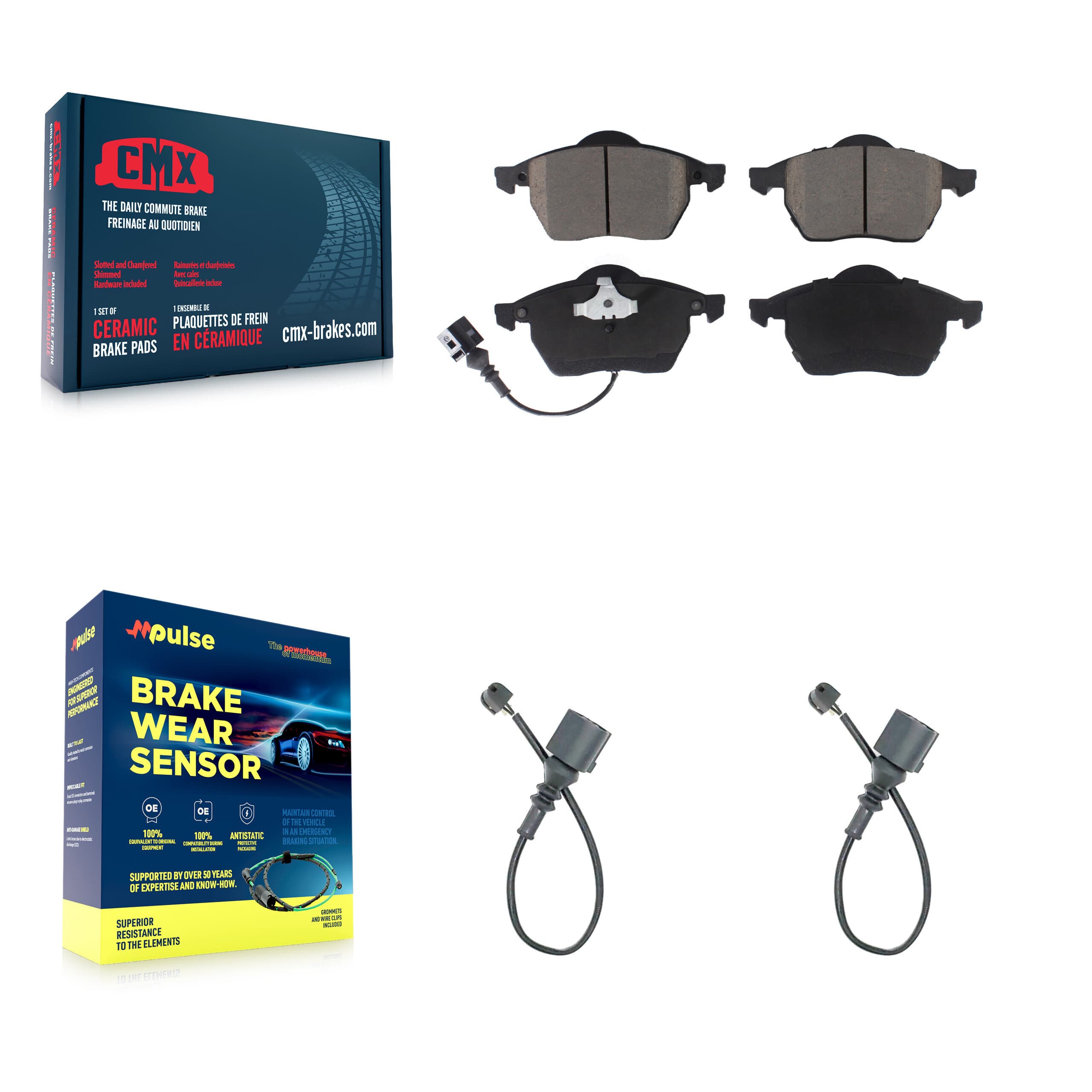 CMX - KCW-100669 - Front Disc Brake Pad Kits image 1