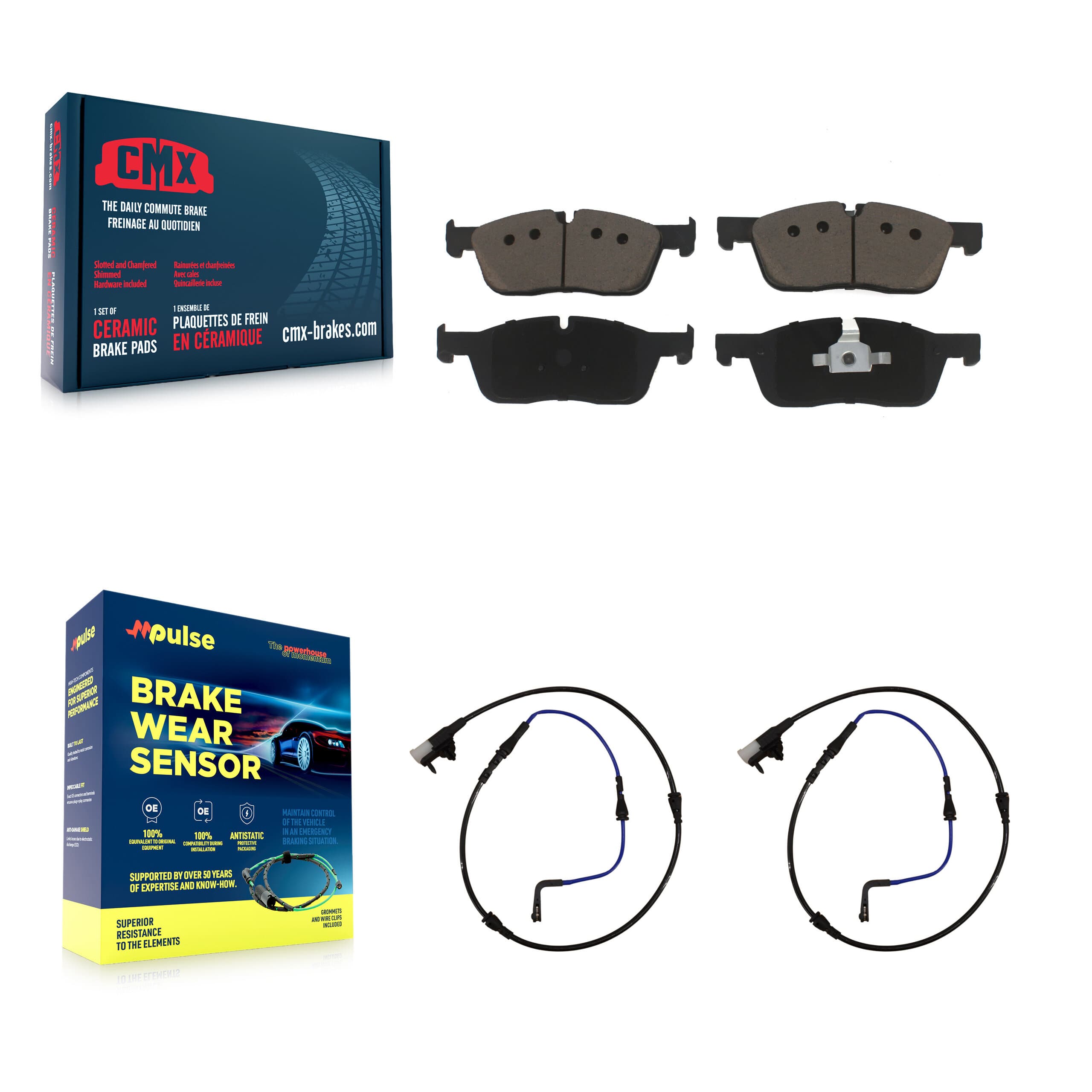 CMX - KCW-100690 - Front Disc Brake Pad Kits image 1