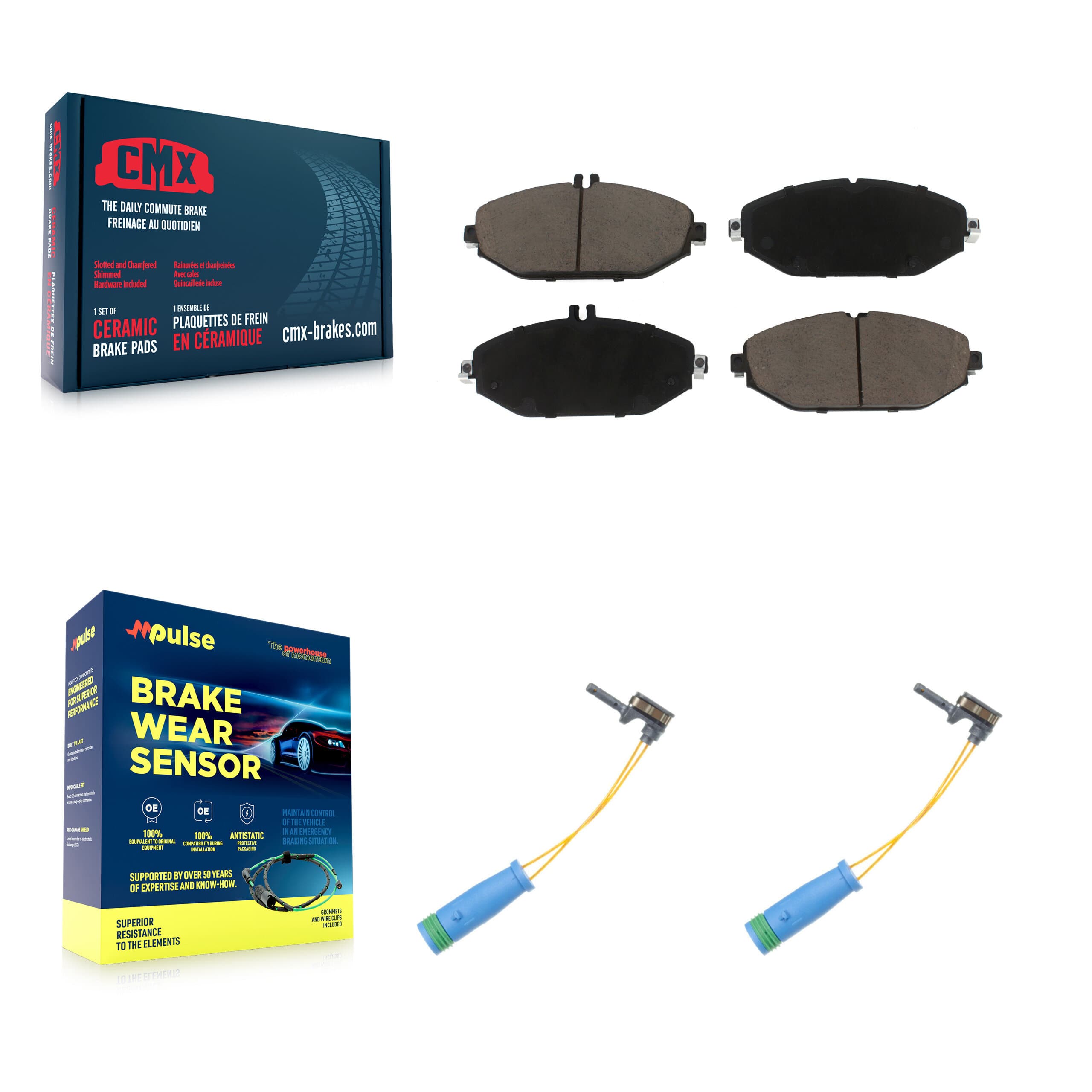 CMX - KCW-100694 - Front Disc Brake Pad Kits image 1