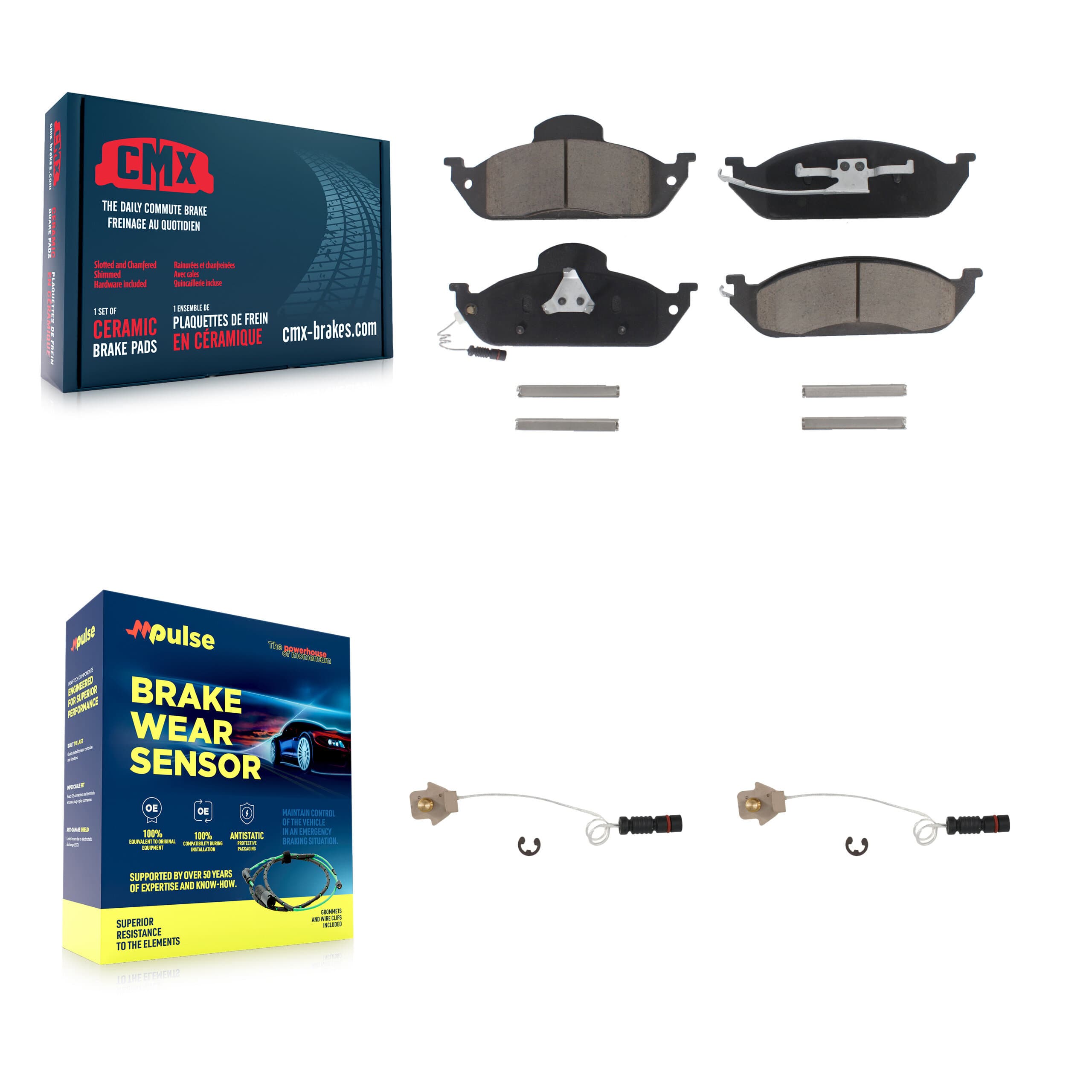 CMX - KCW-100703 - Front Disc Brake Pad Kits image 1
